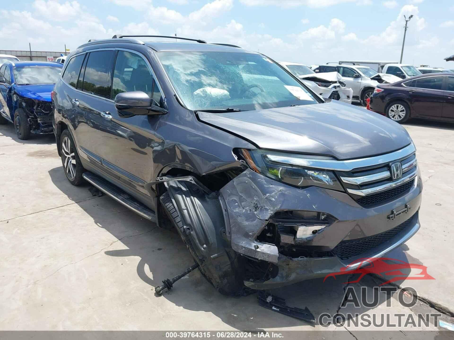 HONDA PILOT 2016 - 5FNYF5H91GB034476