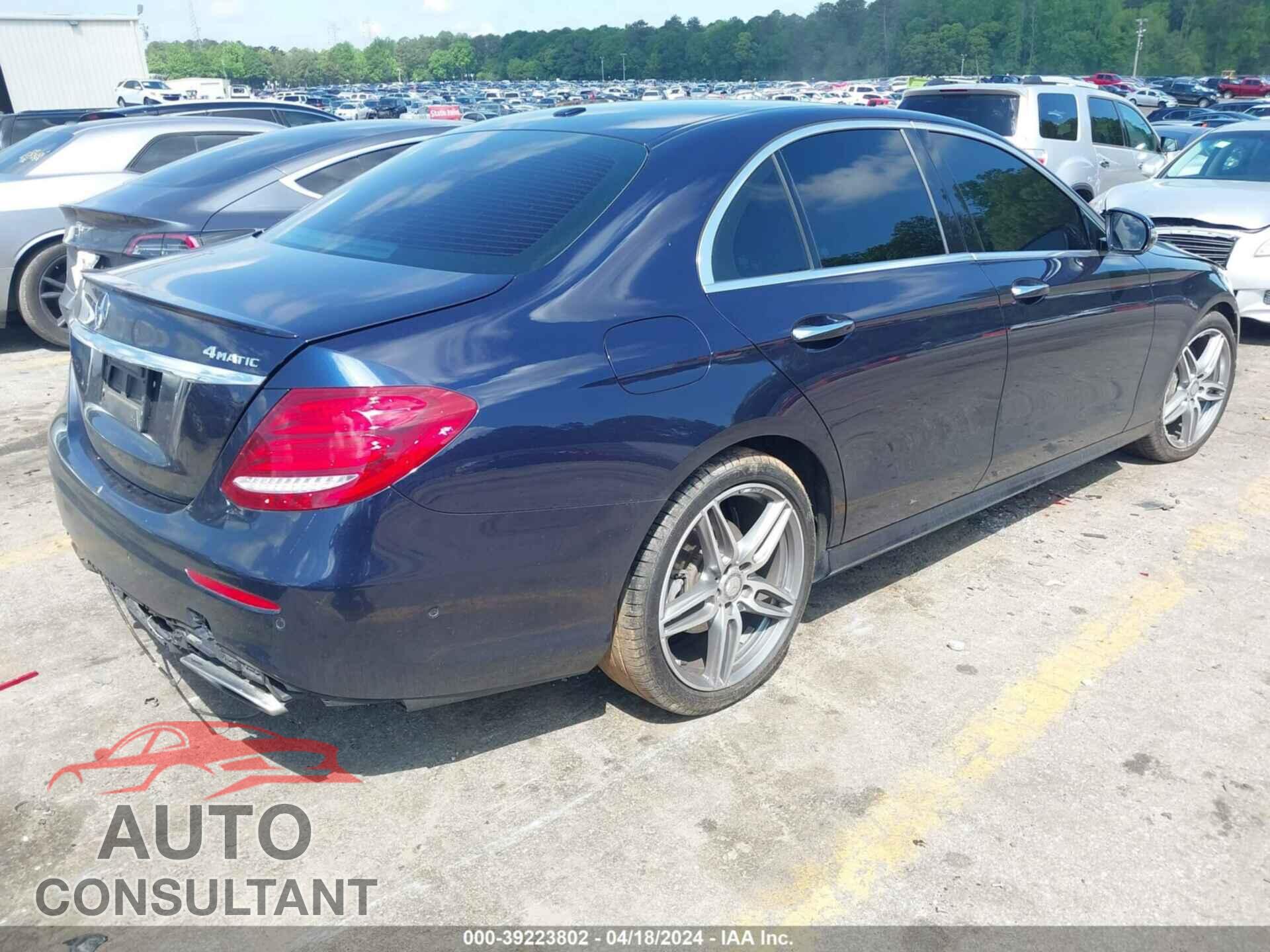 MERCEDES-BENZ E 2017 - WDDZF4KB3HA205366