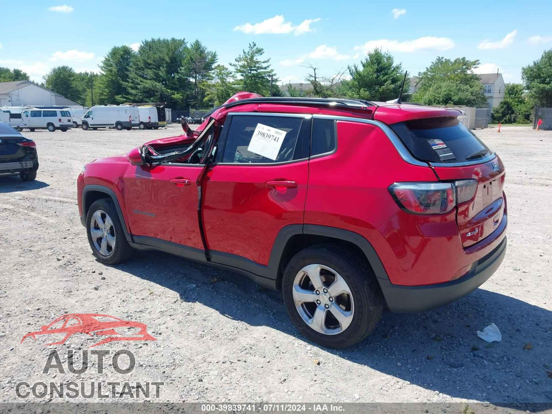 JEEP COMPASS 2019 - 3C4NJDBB7KT755211