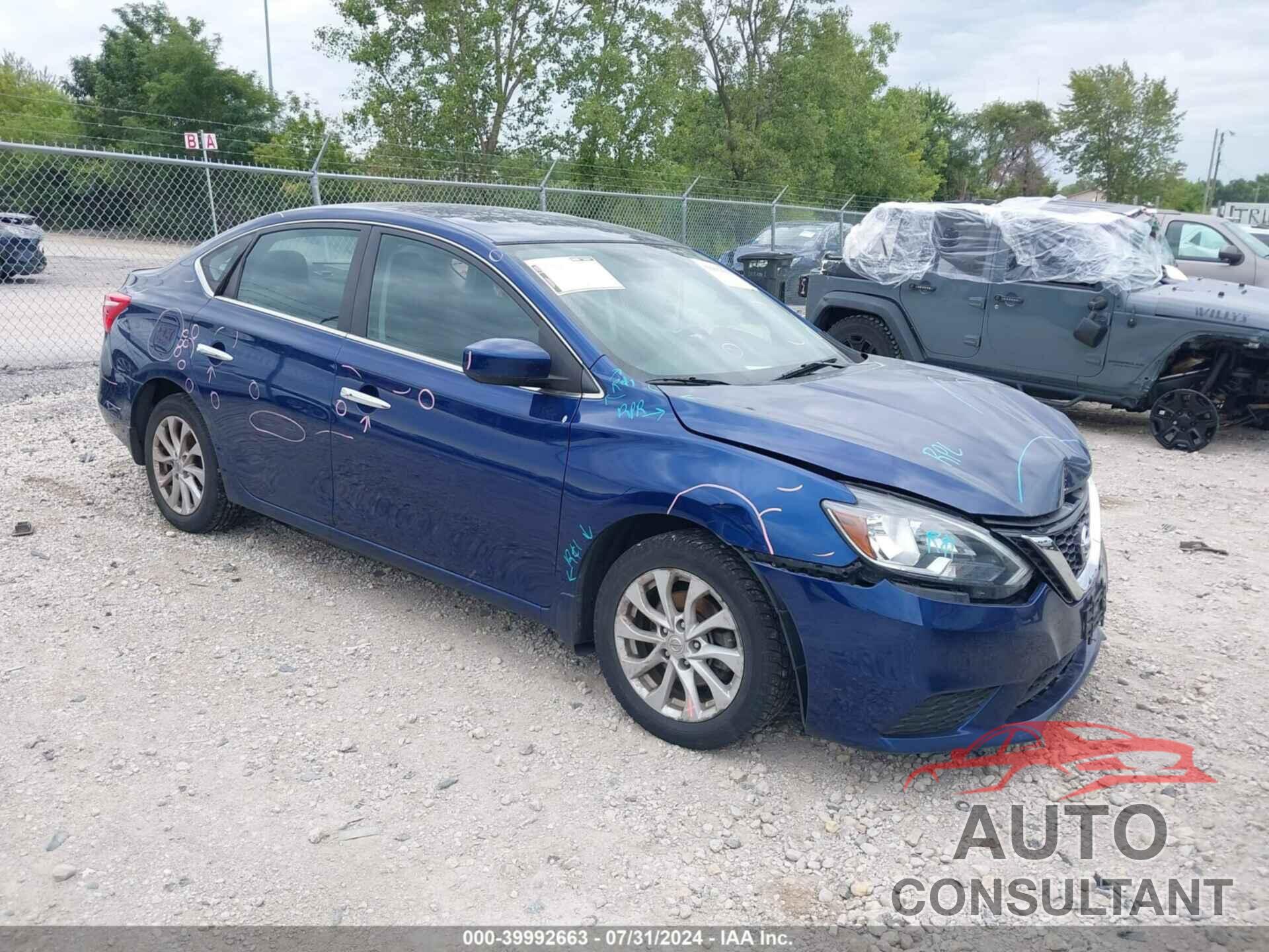 NISSAN SENTRA 2019 - 3N1AB7AP4KY272954