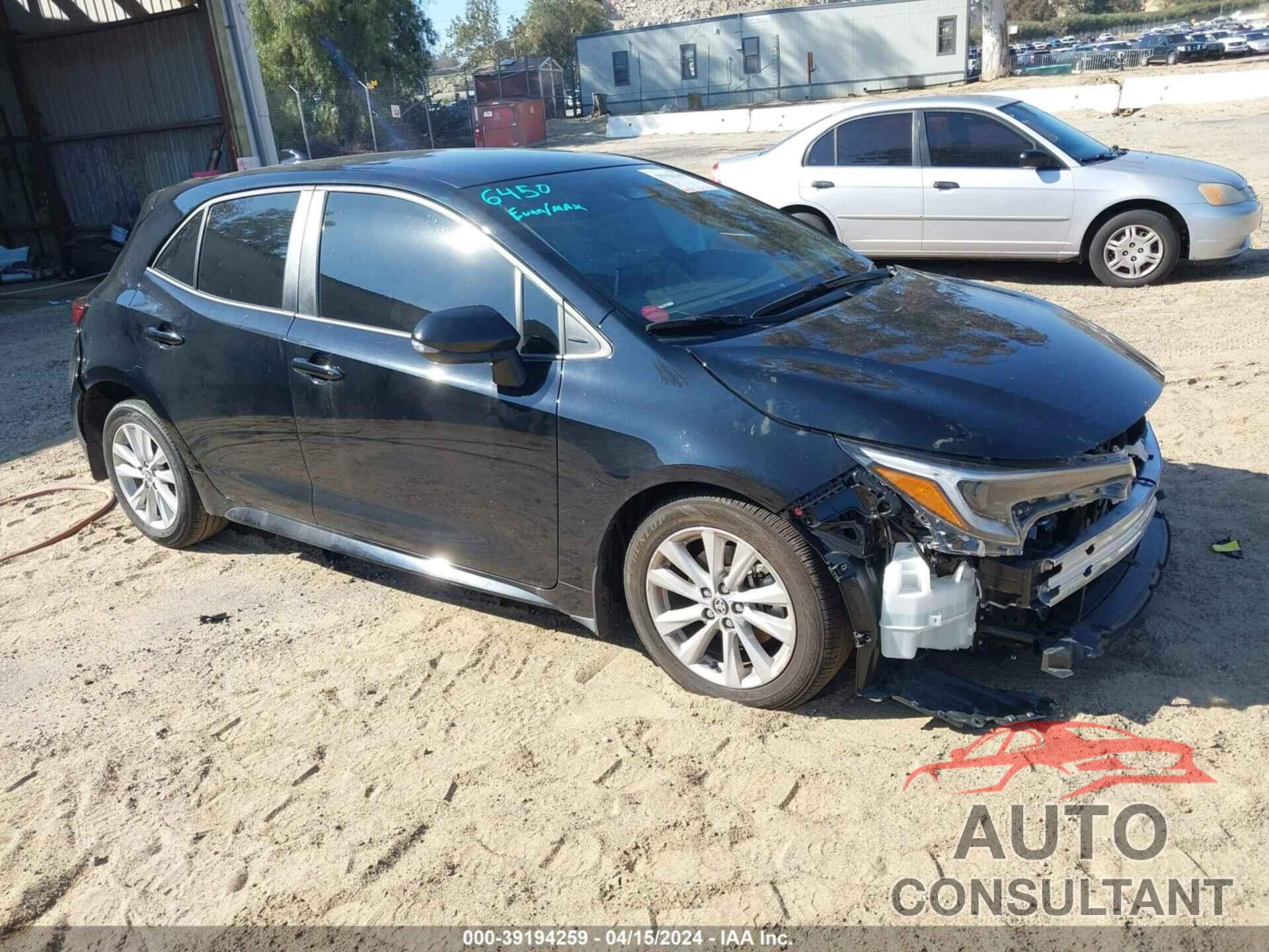 TOYOTA COROLLA 2023 - JTND4MBE4P3205833