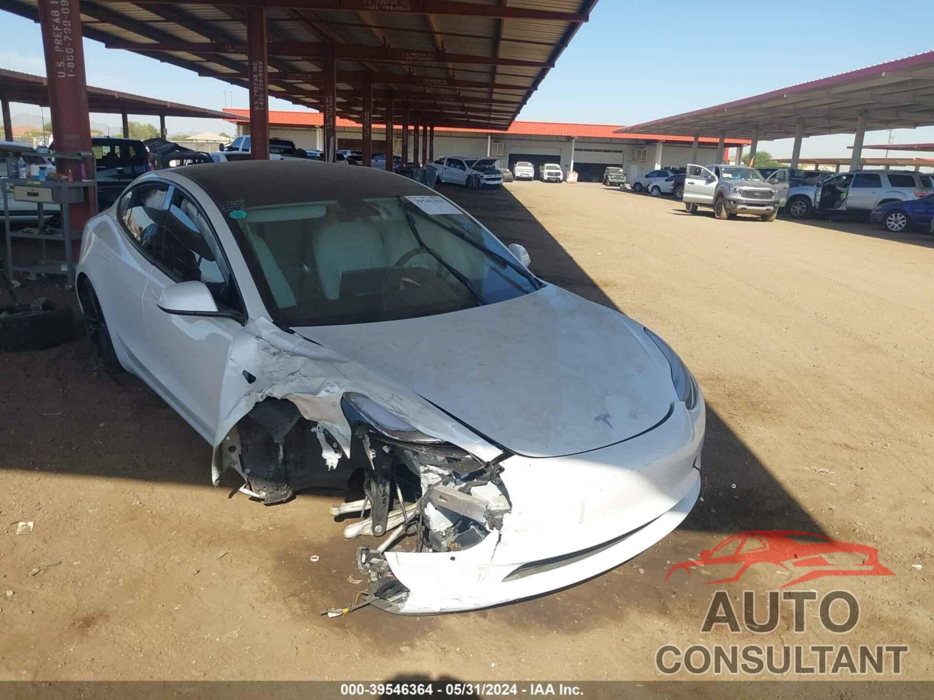 TESLA MODEL 3 2018 - 5YJ3E1EB6JF098064