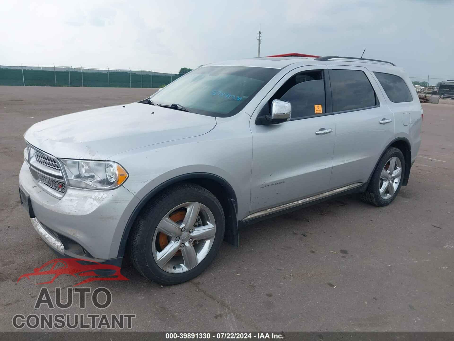 DODGE DURANGO 2013 - 1C4SDJET8DC602462