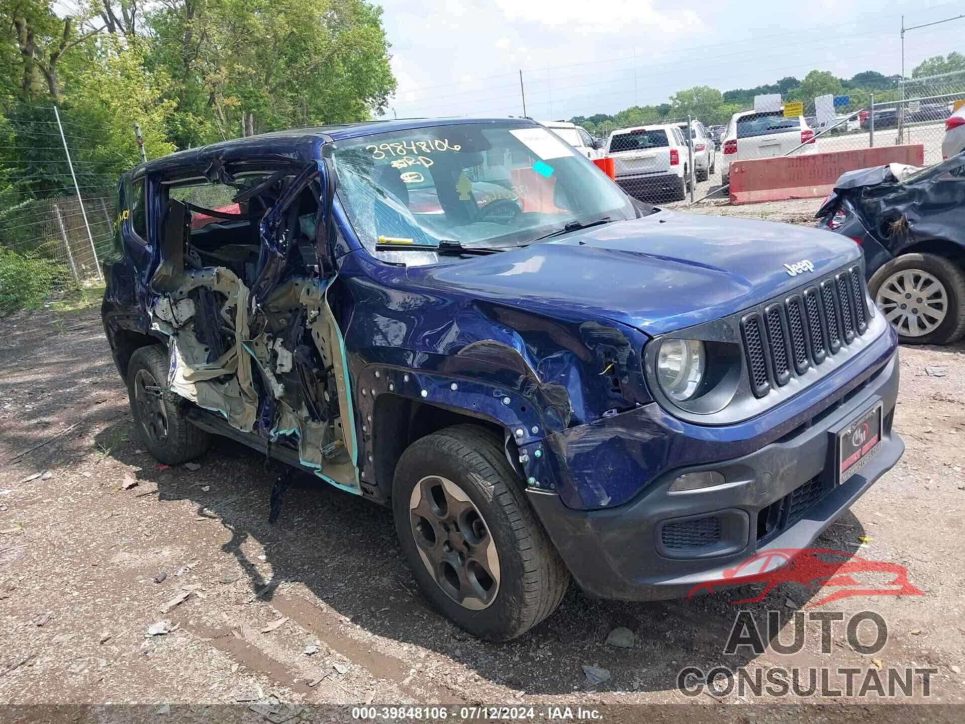 JEEP RENEGADE 2016 - ZACCJBAT2GPC81205