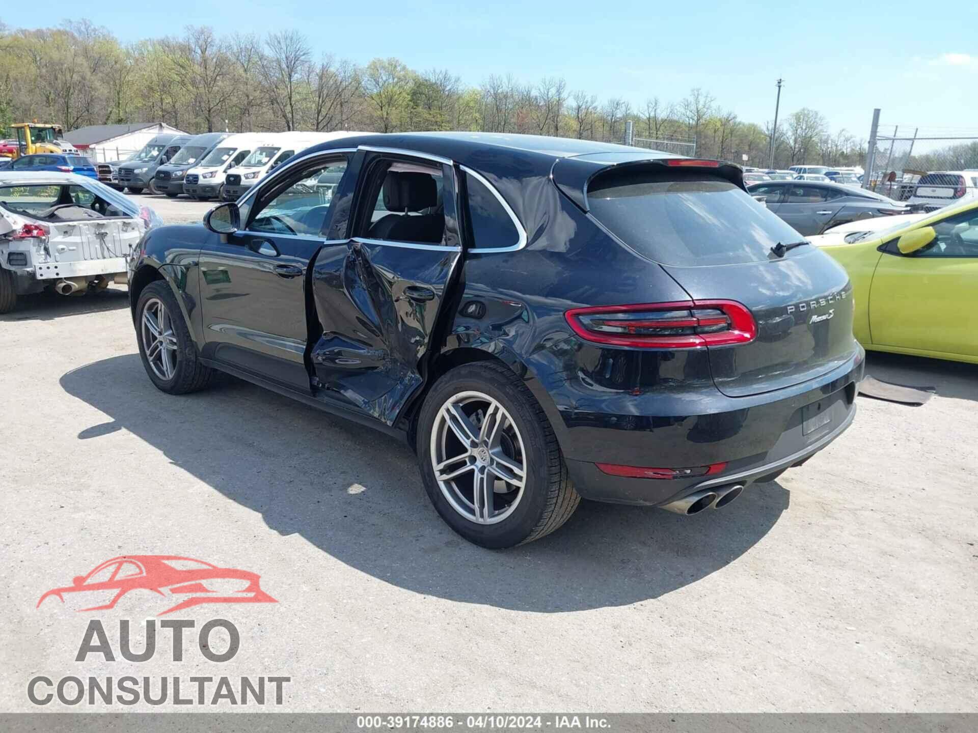 PORSCHE MACAN 2016 - WP1AB2A59GLB49793
