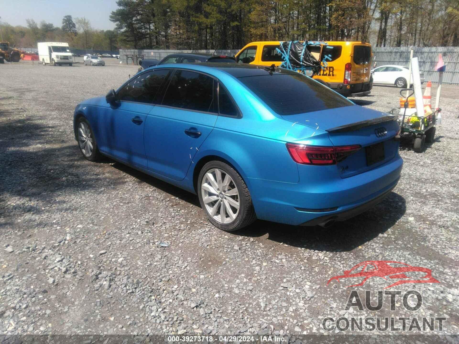 AUDI A4 2017 - WAUGNAF44HN014088