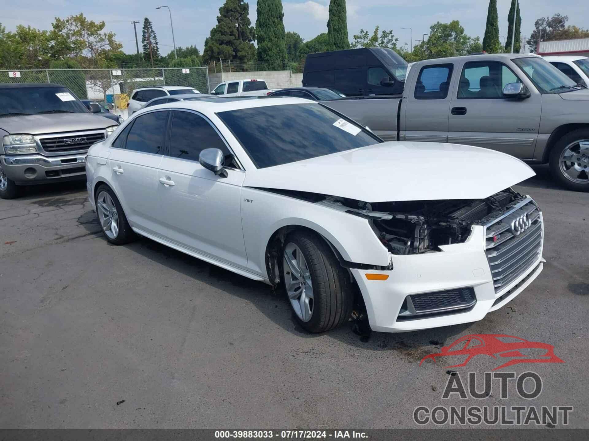 AUDI S4 2018 - WAUB4AF43JA015291