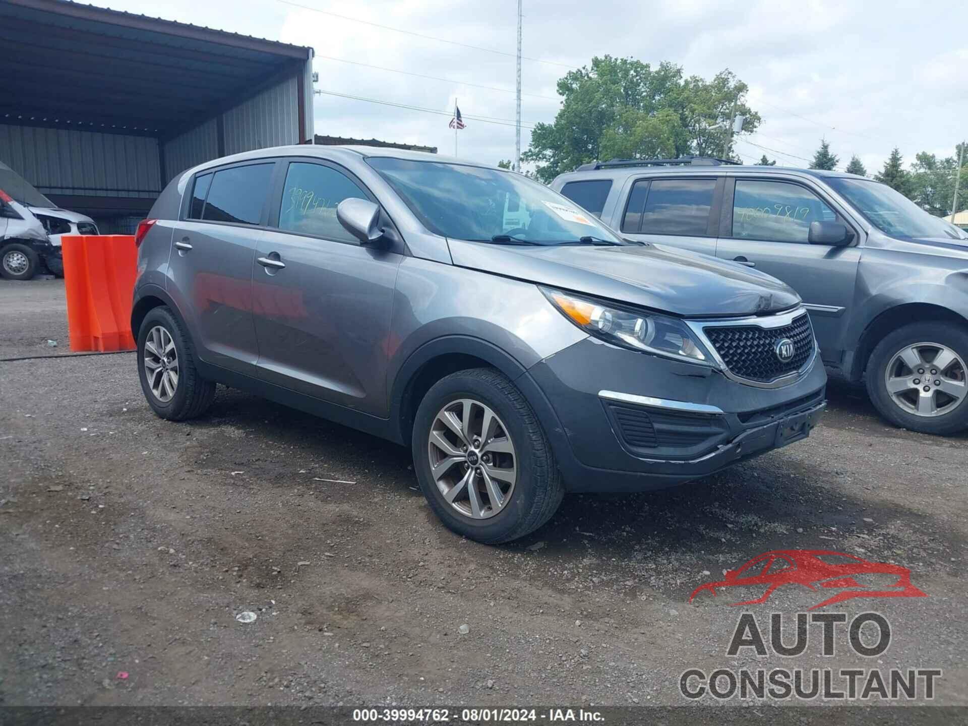 KIA SPORTAGE 2016 - KNDPB3AC8G7879056