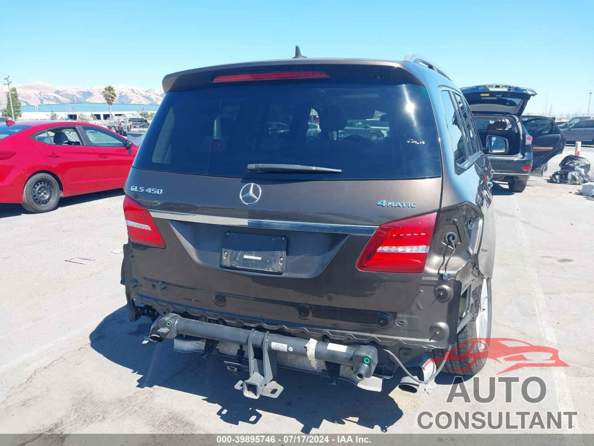 MERCEDES-BENZ GLS 450 2017 - 4JGDF6EE4HA979384