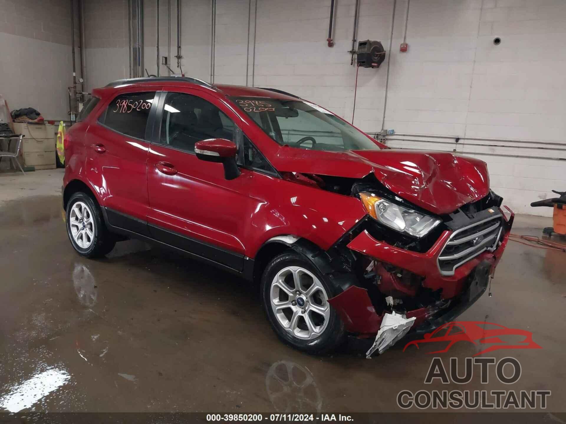 FORD ECOSPORT 2018 - MAJ6P1UL9JC227113