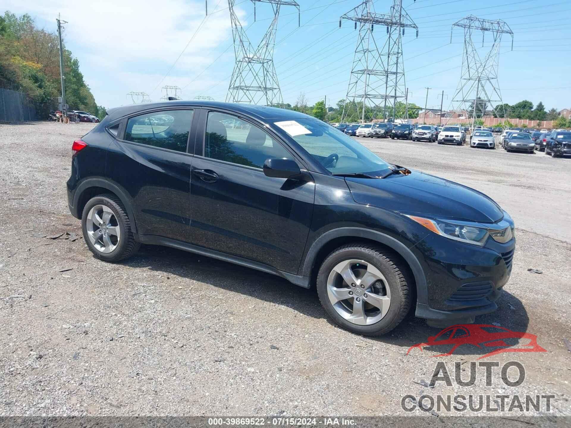 HONDA HR-V 2019 - 3CZRU6H31KG727315