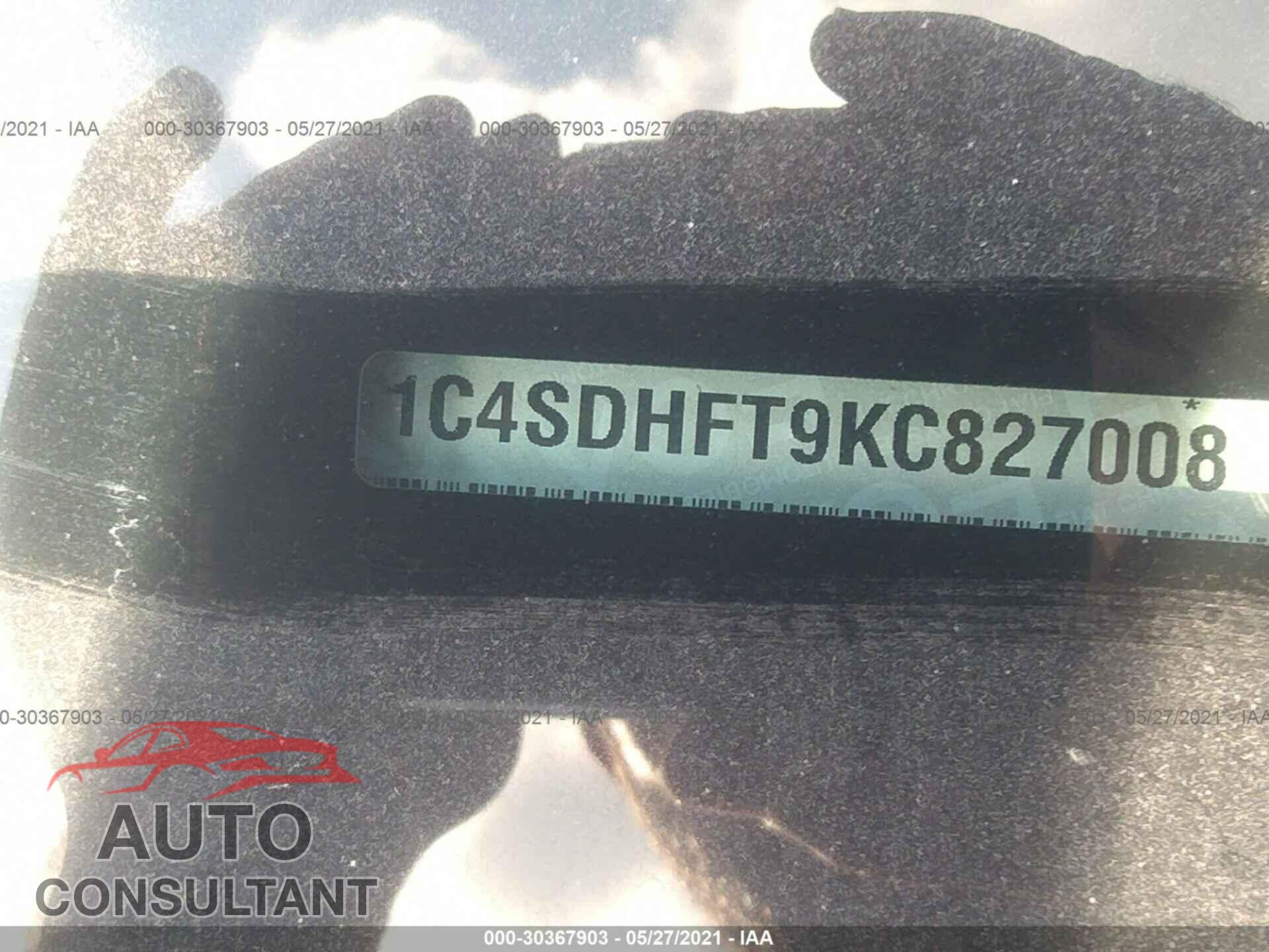 DODGE DURANGO 2019 - 1C4SDHFT9KC827008
