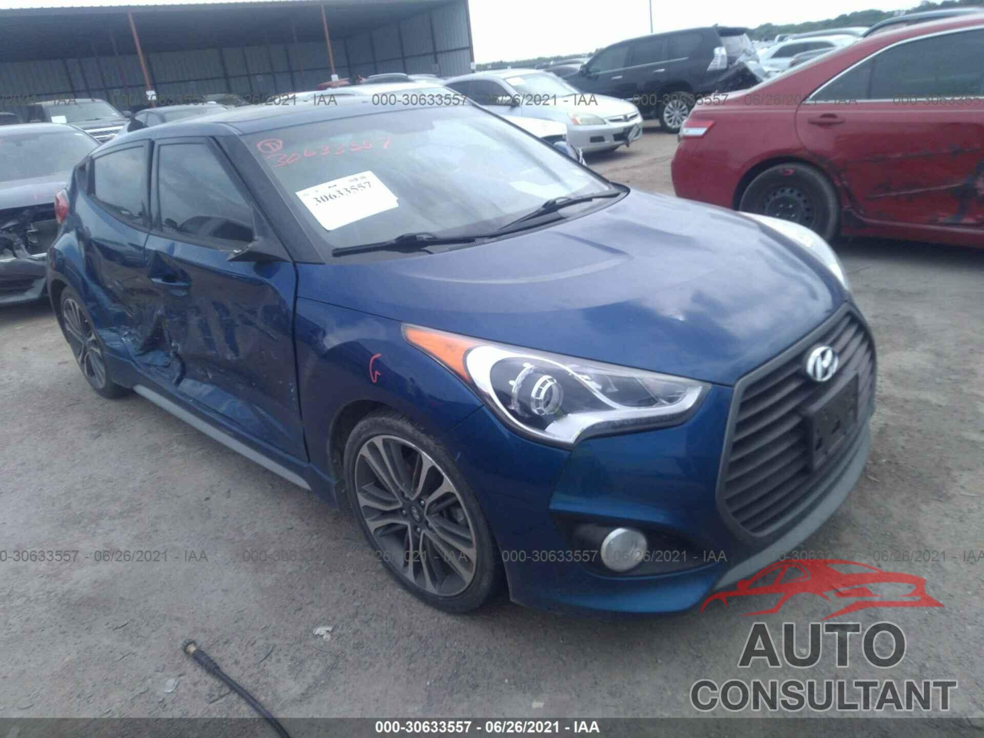 HYUNDAI VELOSTER 2016 - KMHTC6AE6GU277736