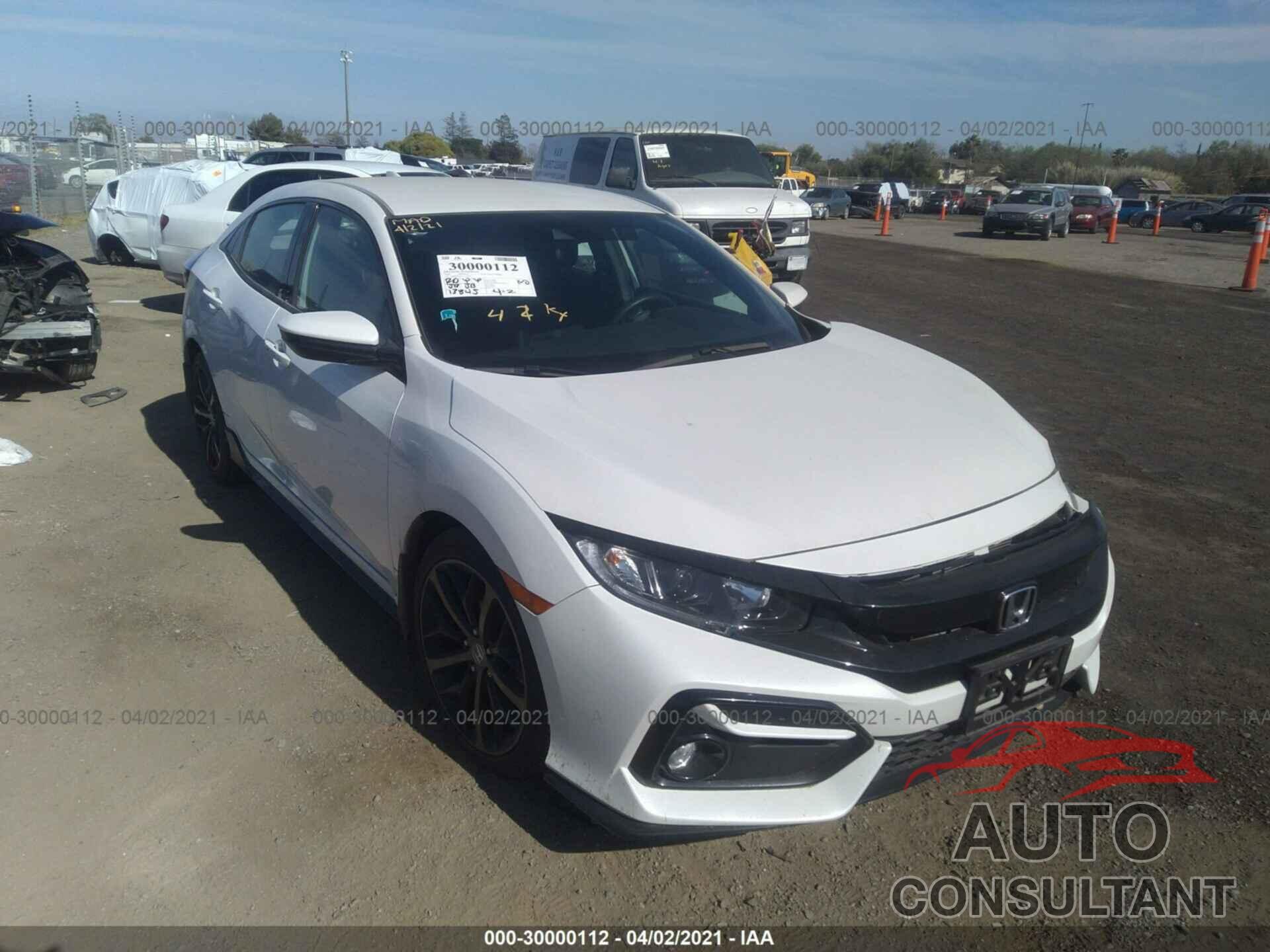 HONDA CIVIC HATCHBACK 2020 - SHHFK7H46LU417633