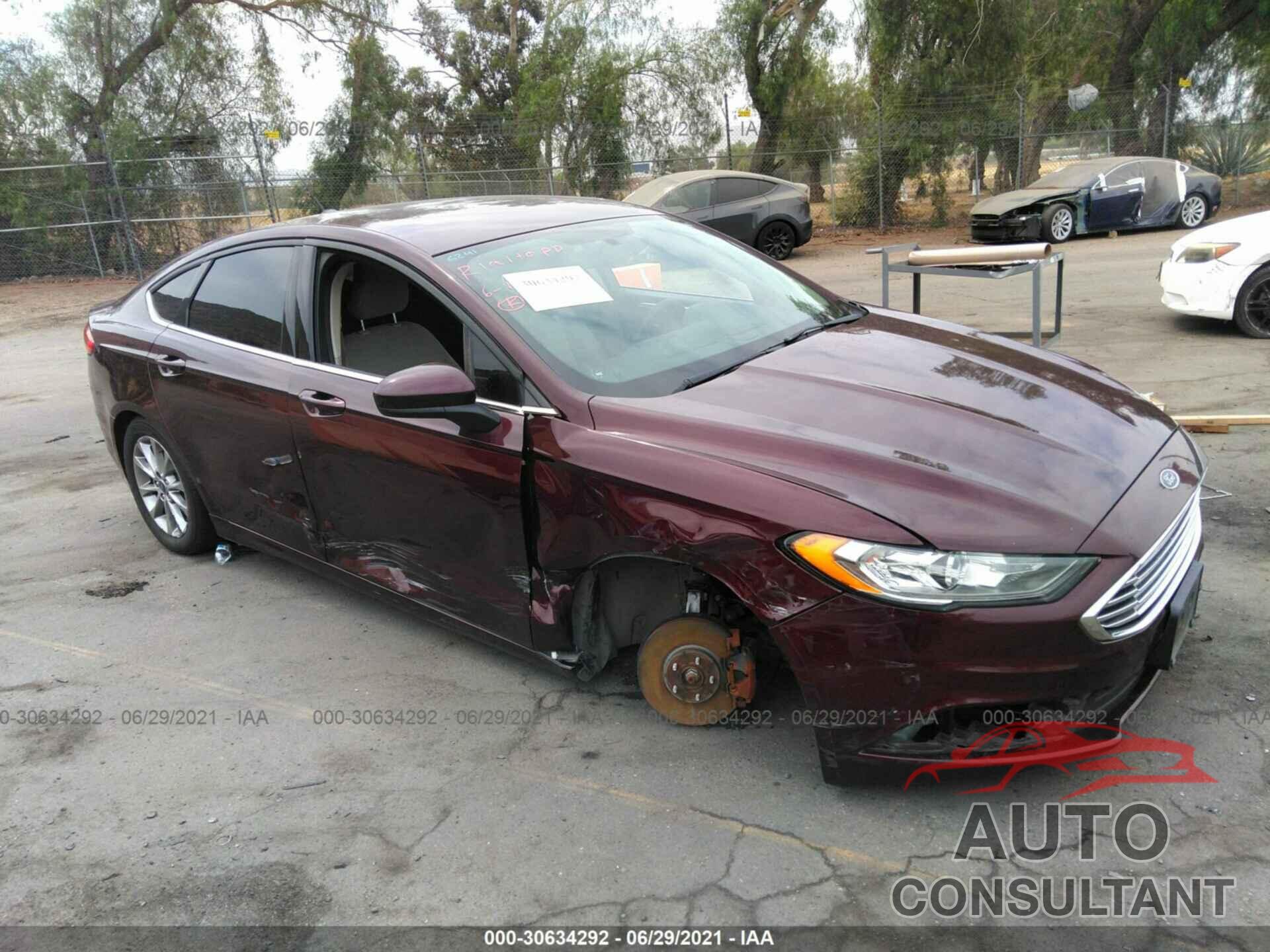 FORD FUSION 2017 - 3FA6P0H71HR157741