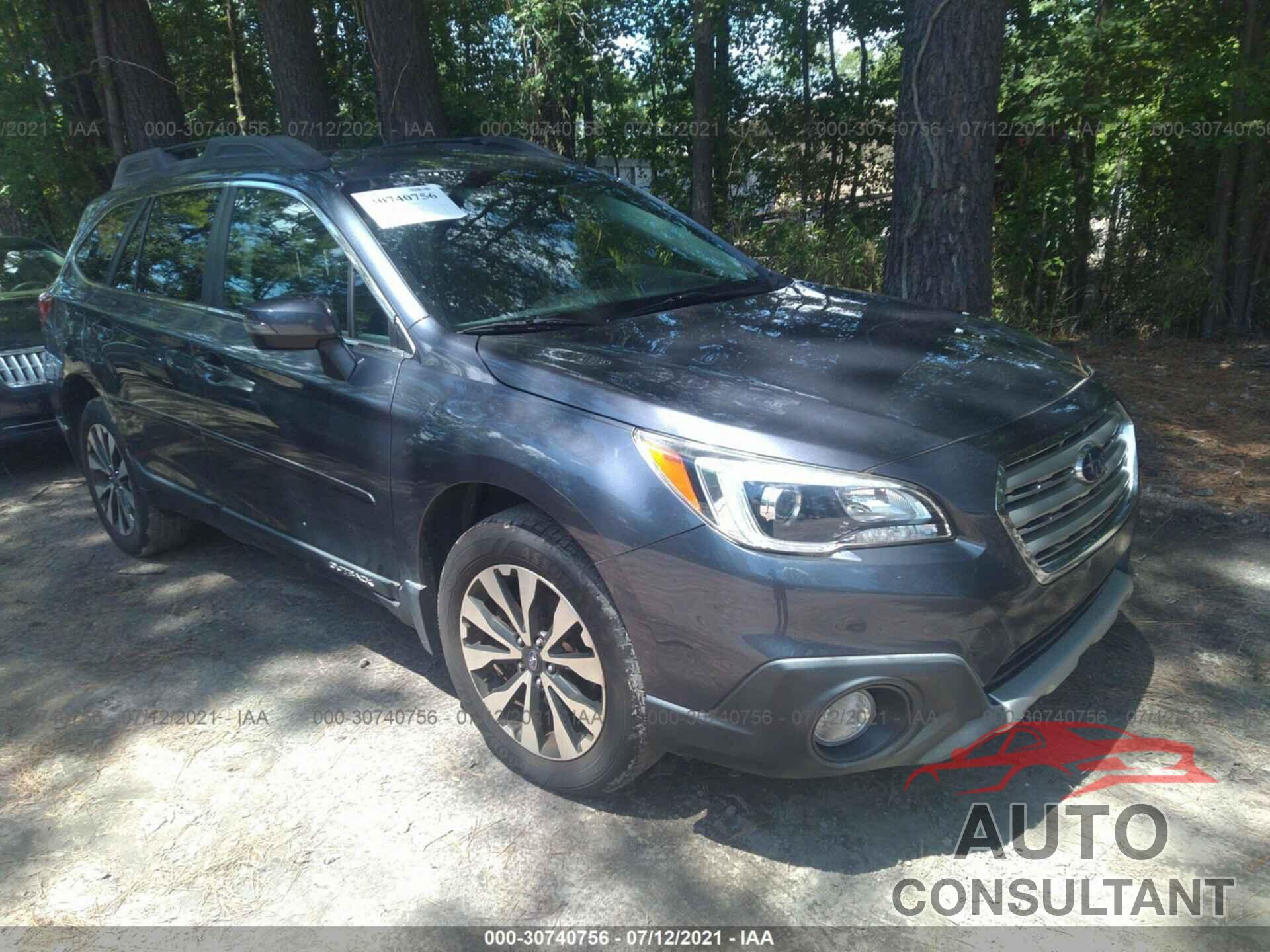 SUBARU OUTBACK 2016 - 4S4BSANC3G3202993