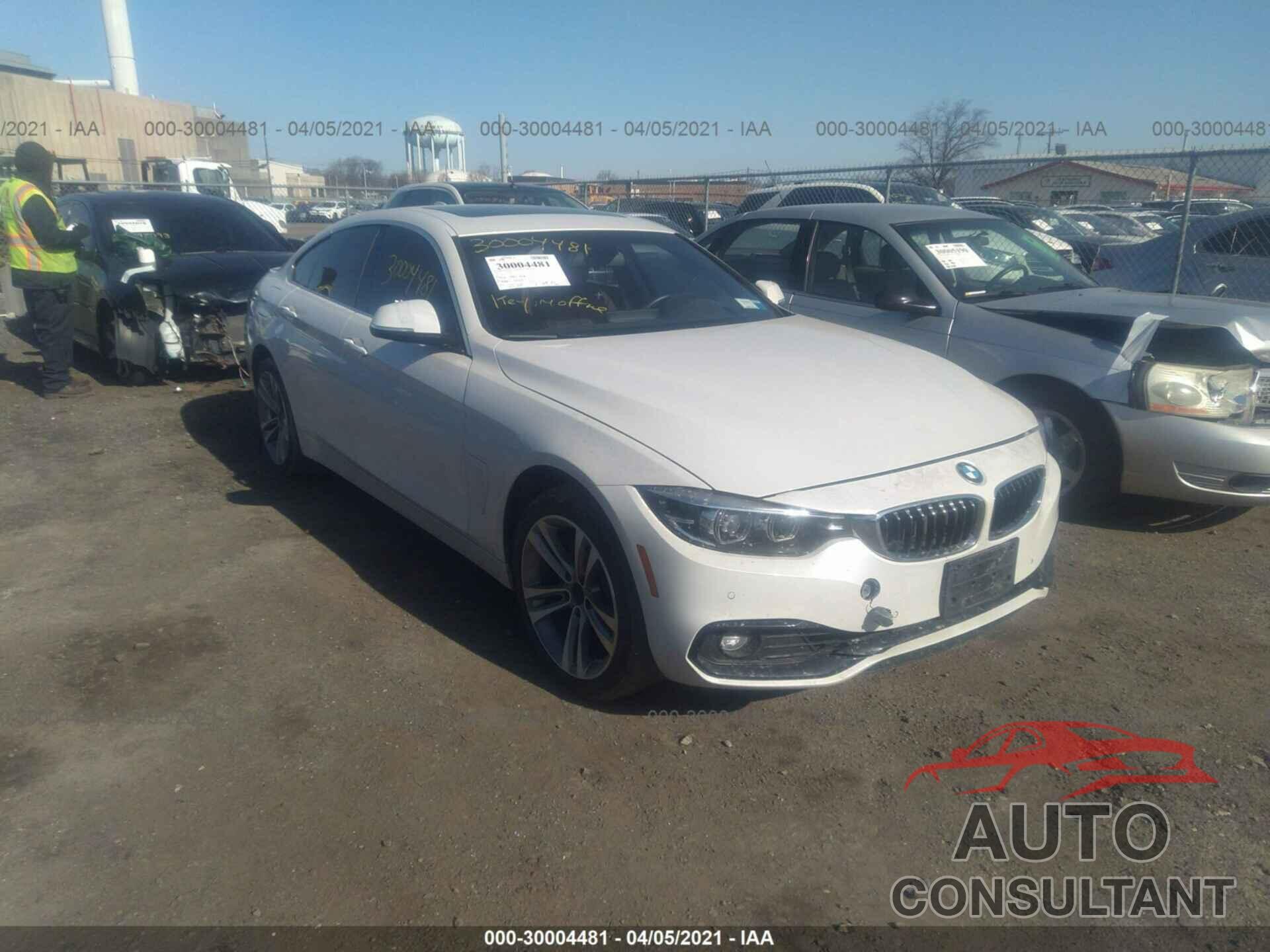 BMW 4 SERIES 2018 - WBA4J3C51JBG96641