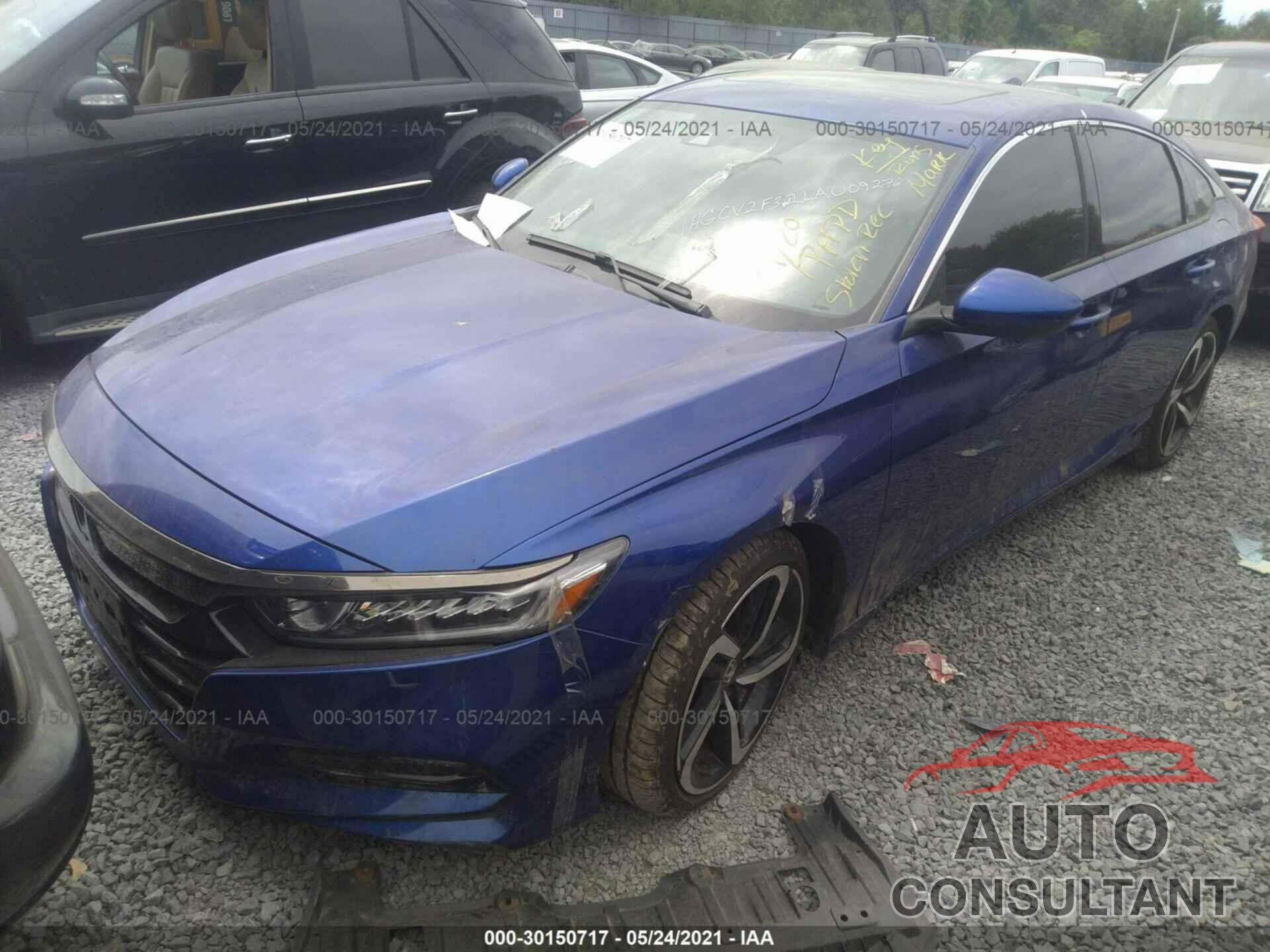 HONDA ACCORD SEDAN 2020 - 1HGCV2F32LA009276