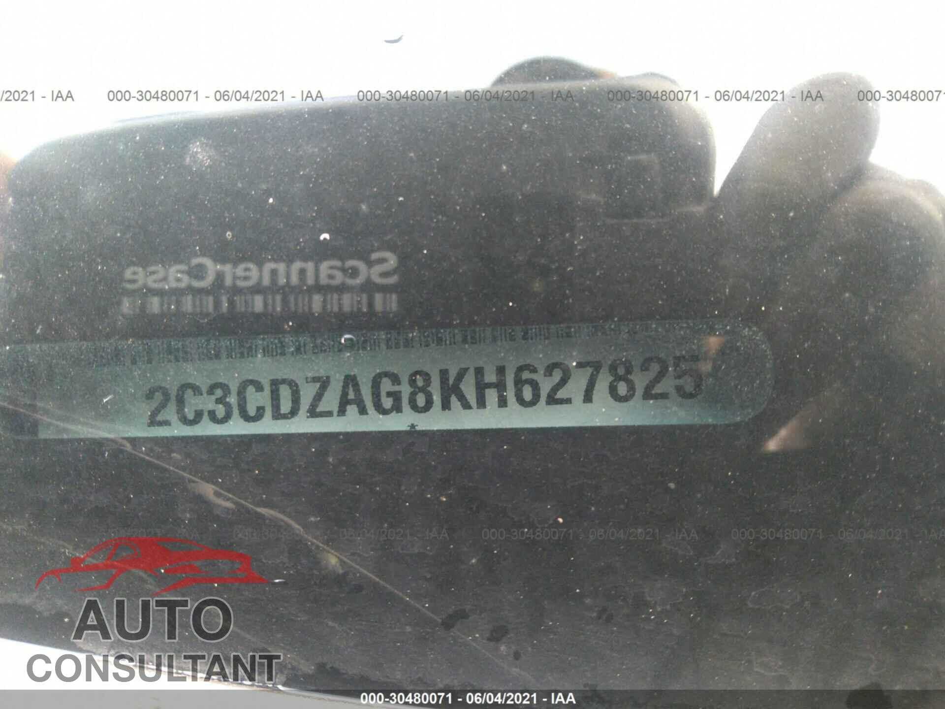 DODGE CHALLENGER 2019 - 2C3CDZAG8KH627825