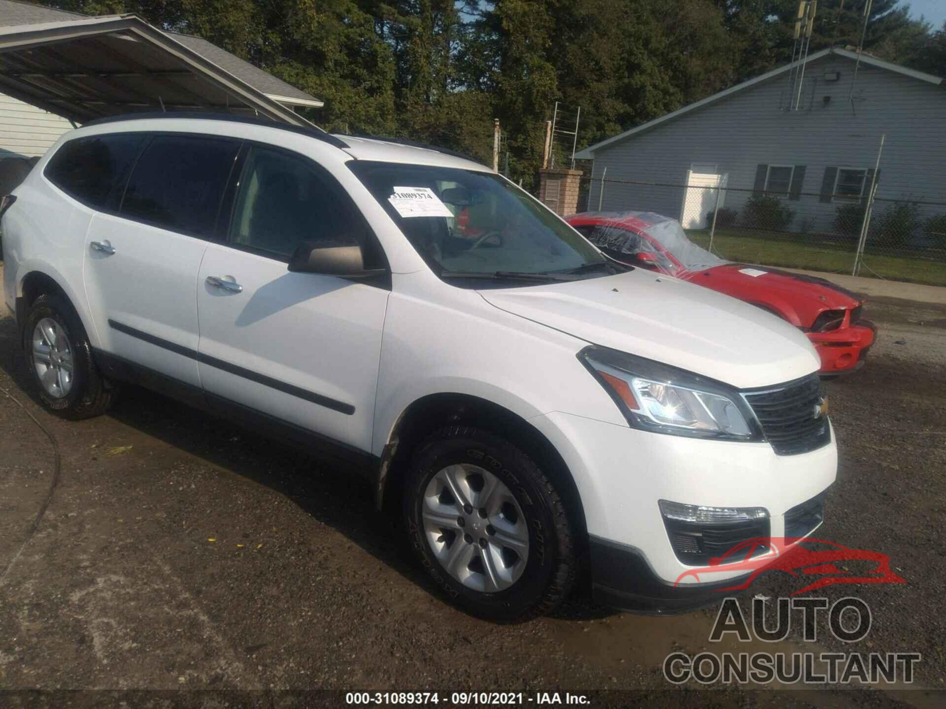 CHEVROLET TRAVERSE 2016 - 1GNKRFED2GJ289472