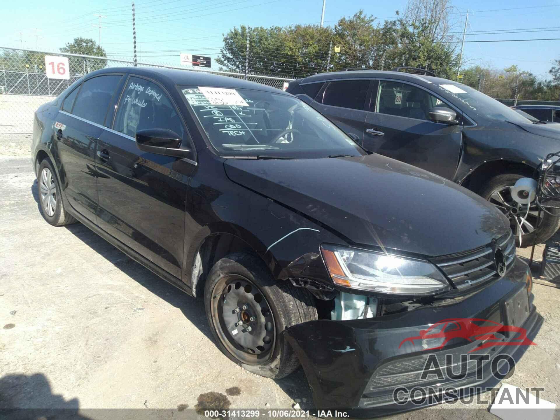 VOLKSWAGEN JETTA 2017 - 3VW2B7AJ8HM386305