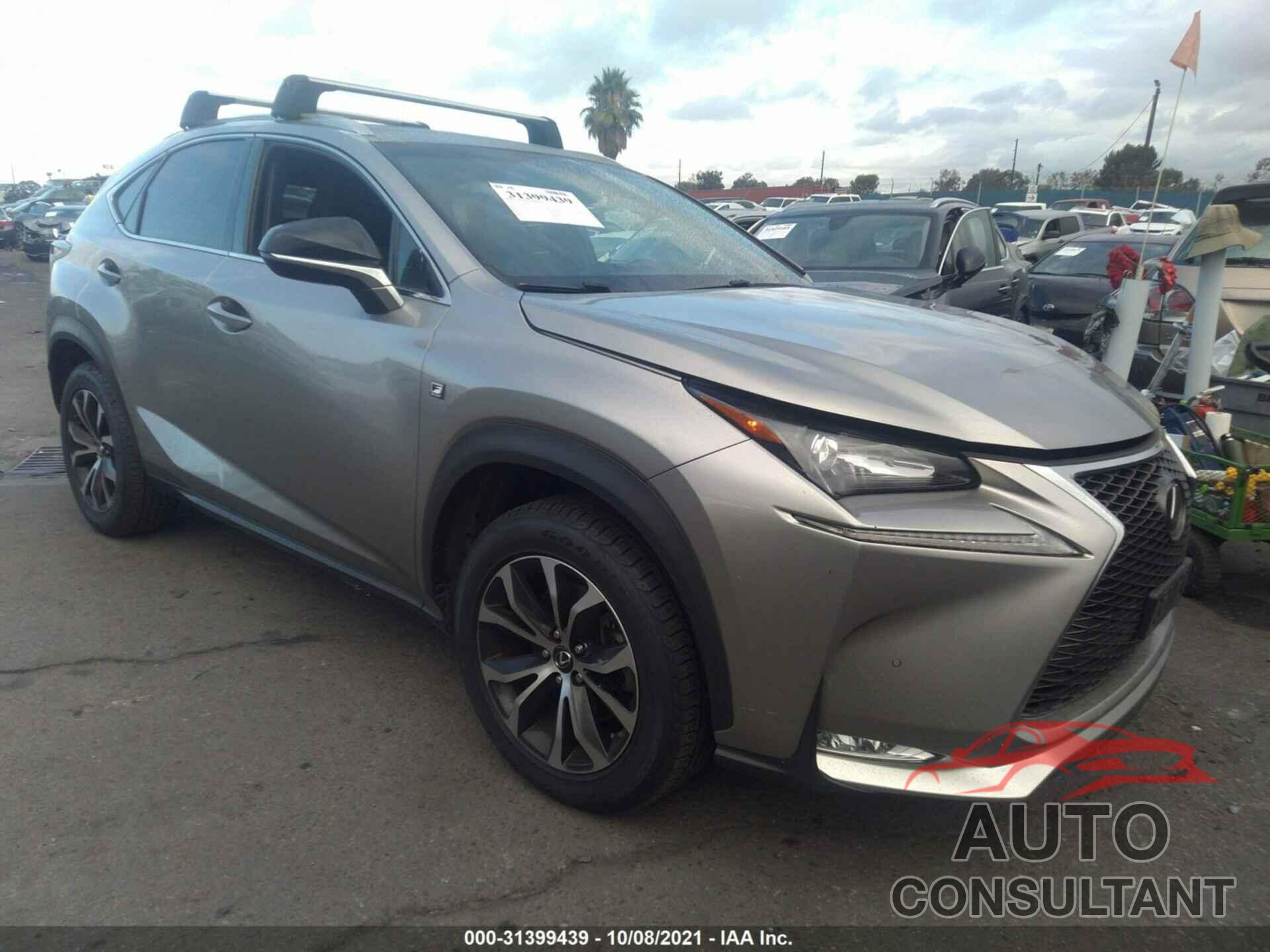 LEXUS NX 2017 - JTJBARBZ6H2122395