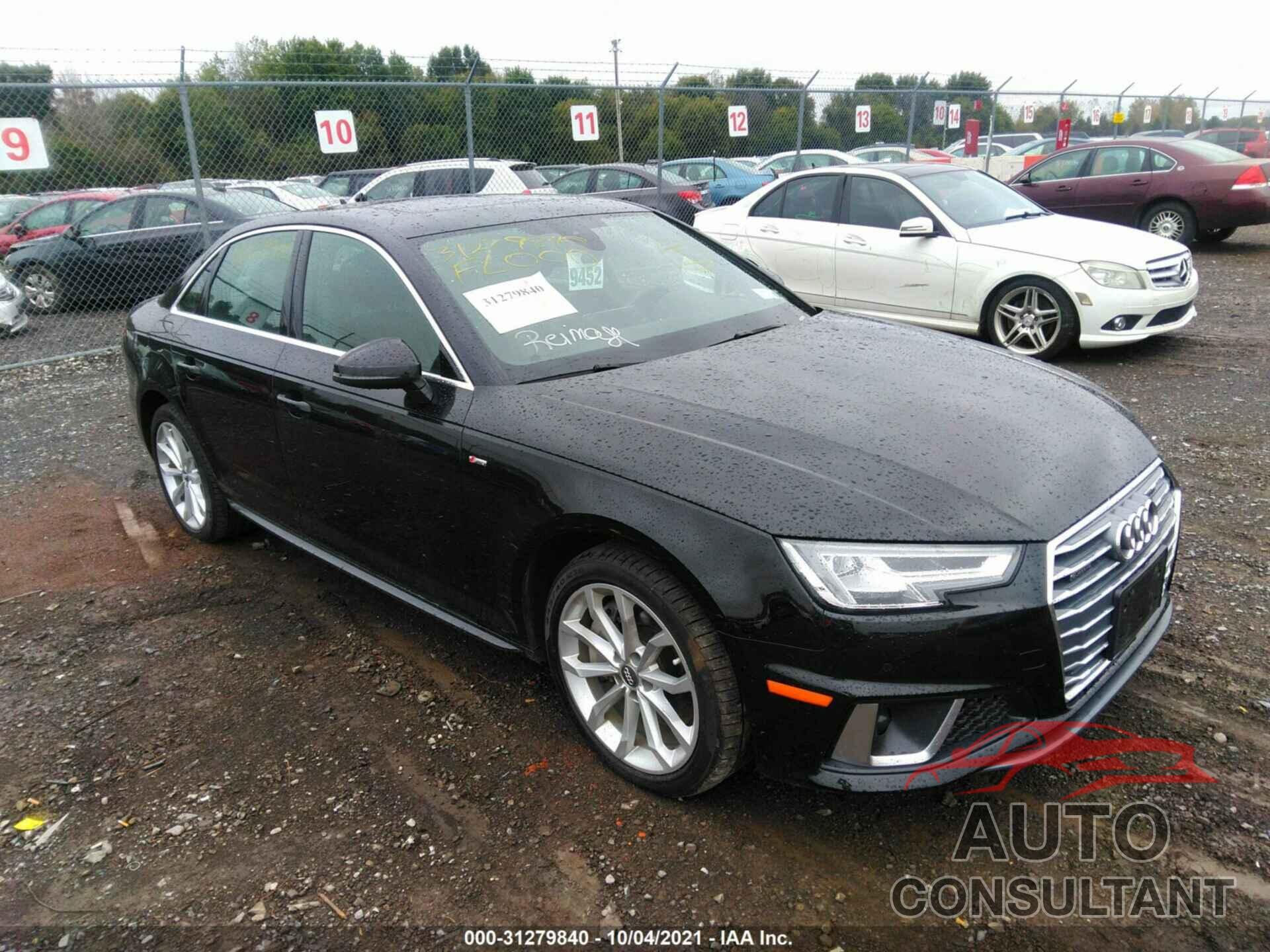 AUDI A4 2019 - WAUENAF42KN016341