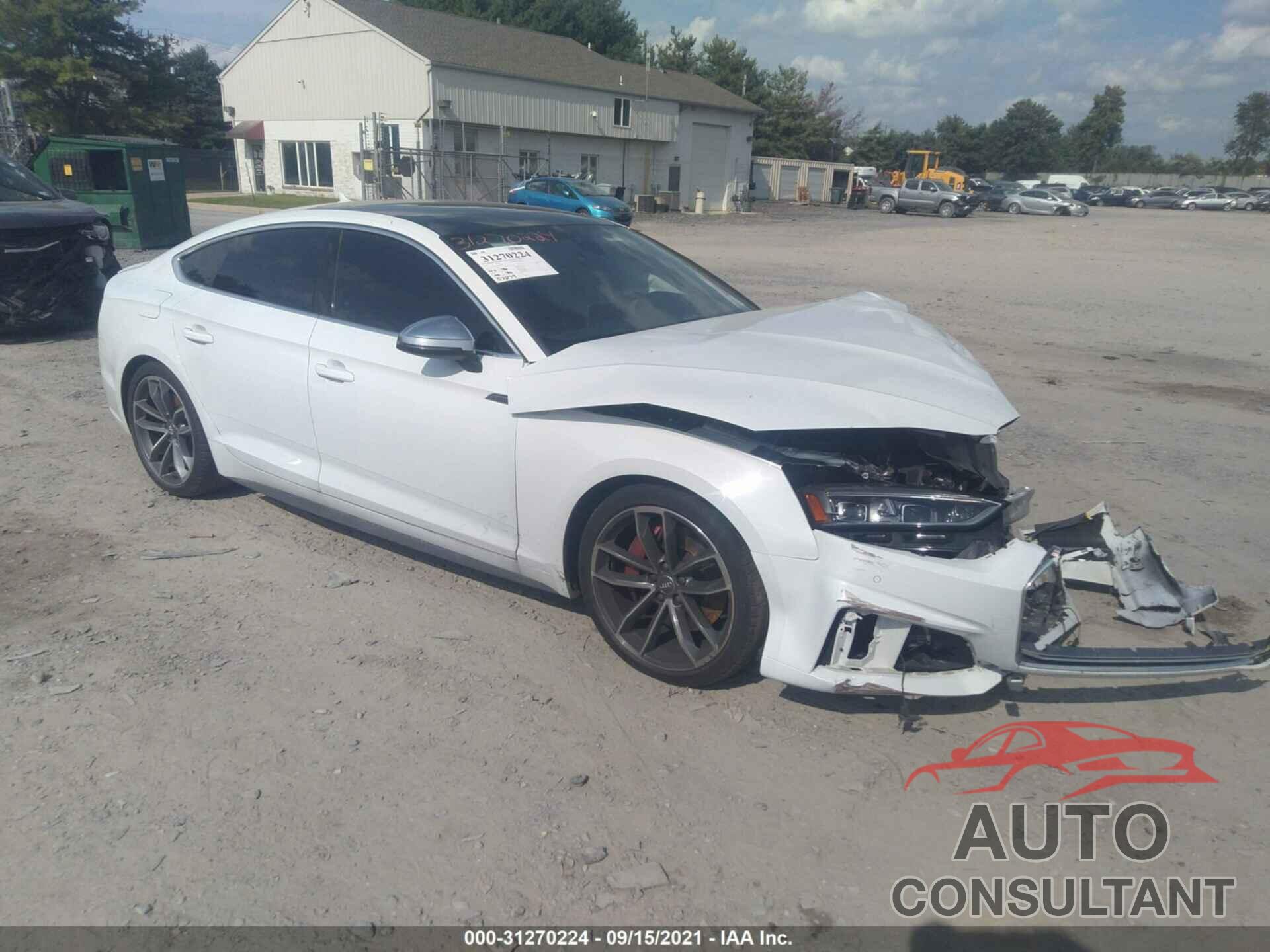 AUDI S5 SPORTBACK 2018 - WAUB4CF59JA082370