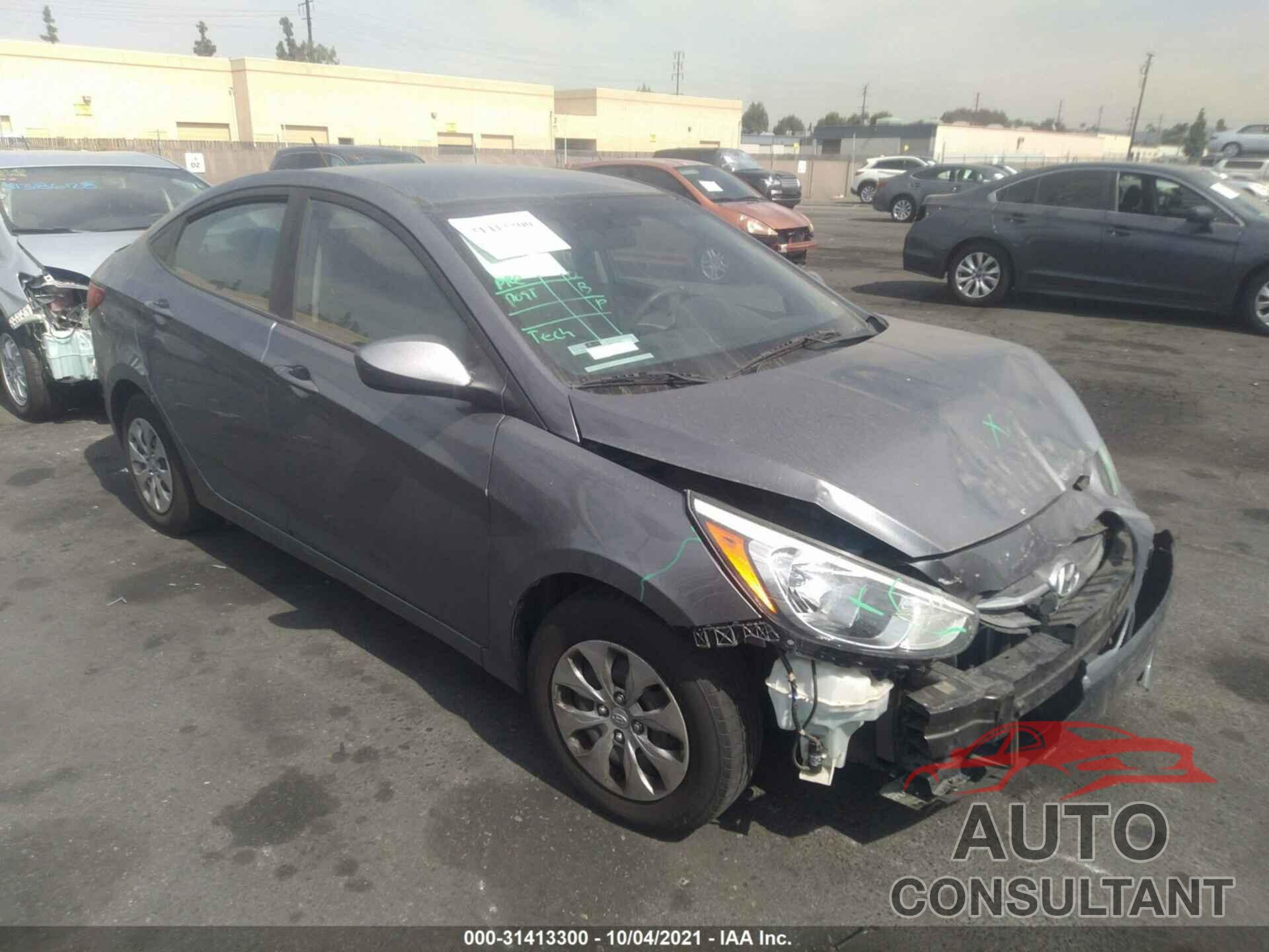 HYUNDAI ACCENT 2017 - KMHCT4AE6HU233449