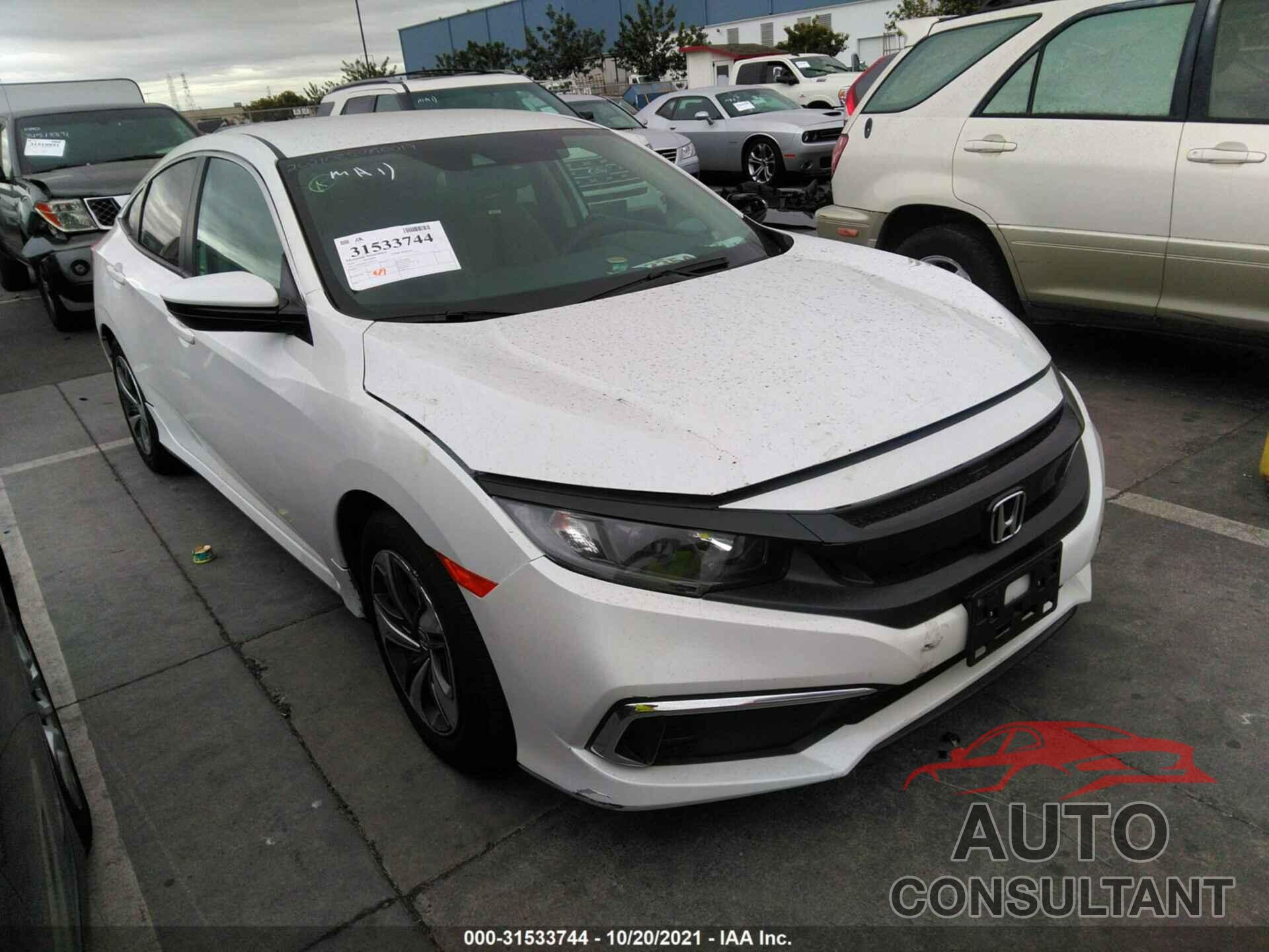 HONDA CIVIC SEDAN 2020 - 19XFC2F65LE204765