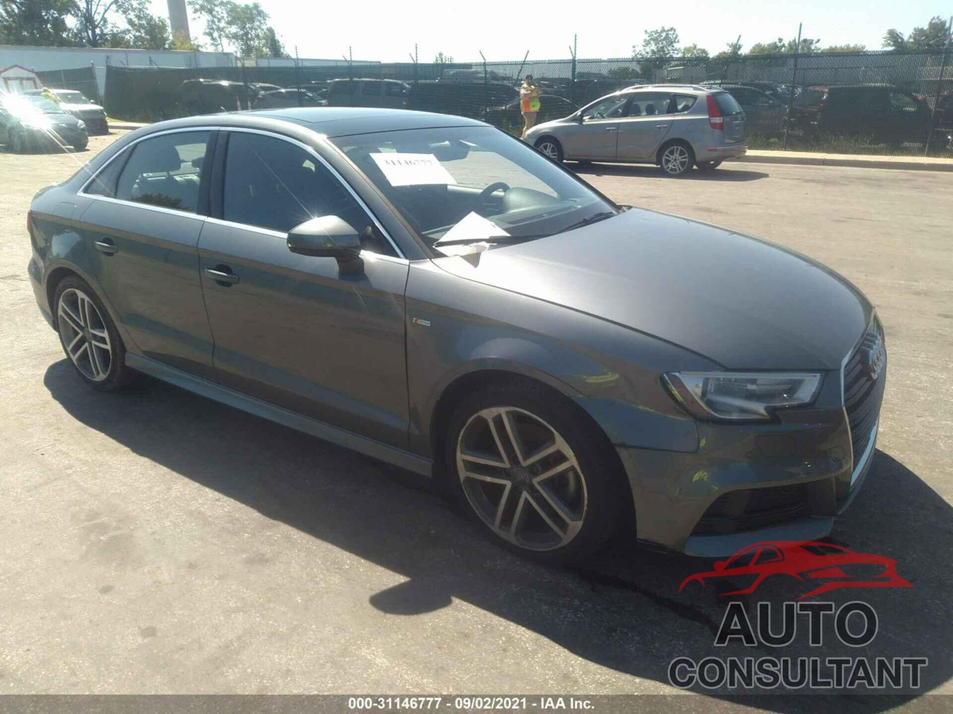 AUDI A3 SEDAN 2017 - WAUJ8GFF3H1019016