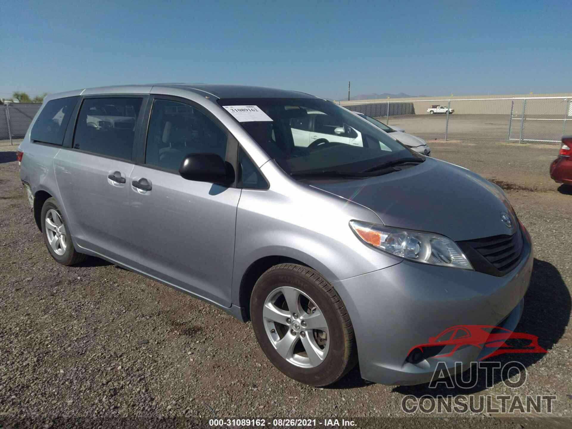 TOYOTA SIENNA 2017 - 5TDZZ3DC8HS824257