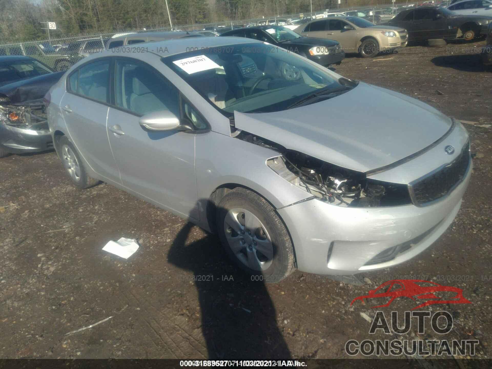 KIA FORTE 2017 - 3KPFL4A74HE134596