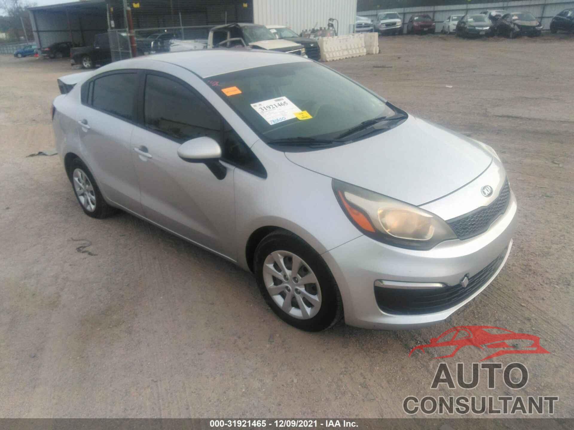 KIA RIO 2016 - KNADM4A3XG6661738