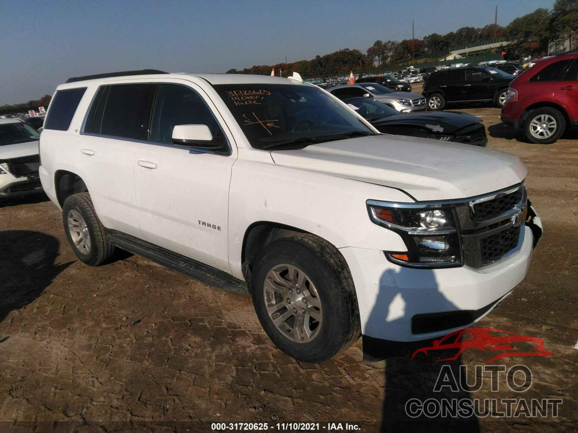 CHEVROLET TAHOE 2019 - 1GNSKBKCXKR330451