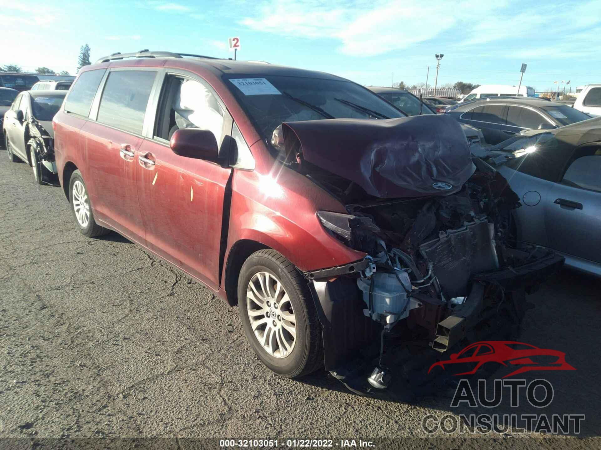 TOYOTA SIENNA 2017 - 5TDYZ3DC2HS845164