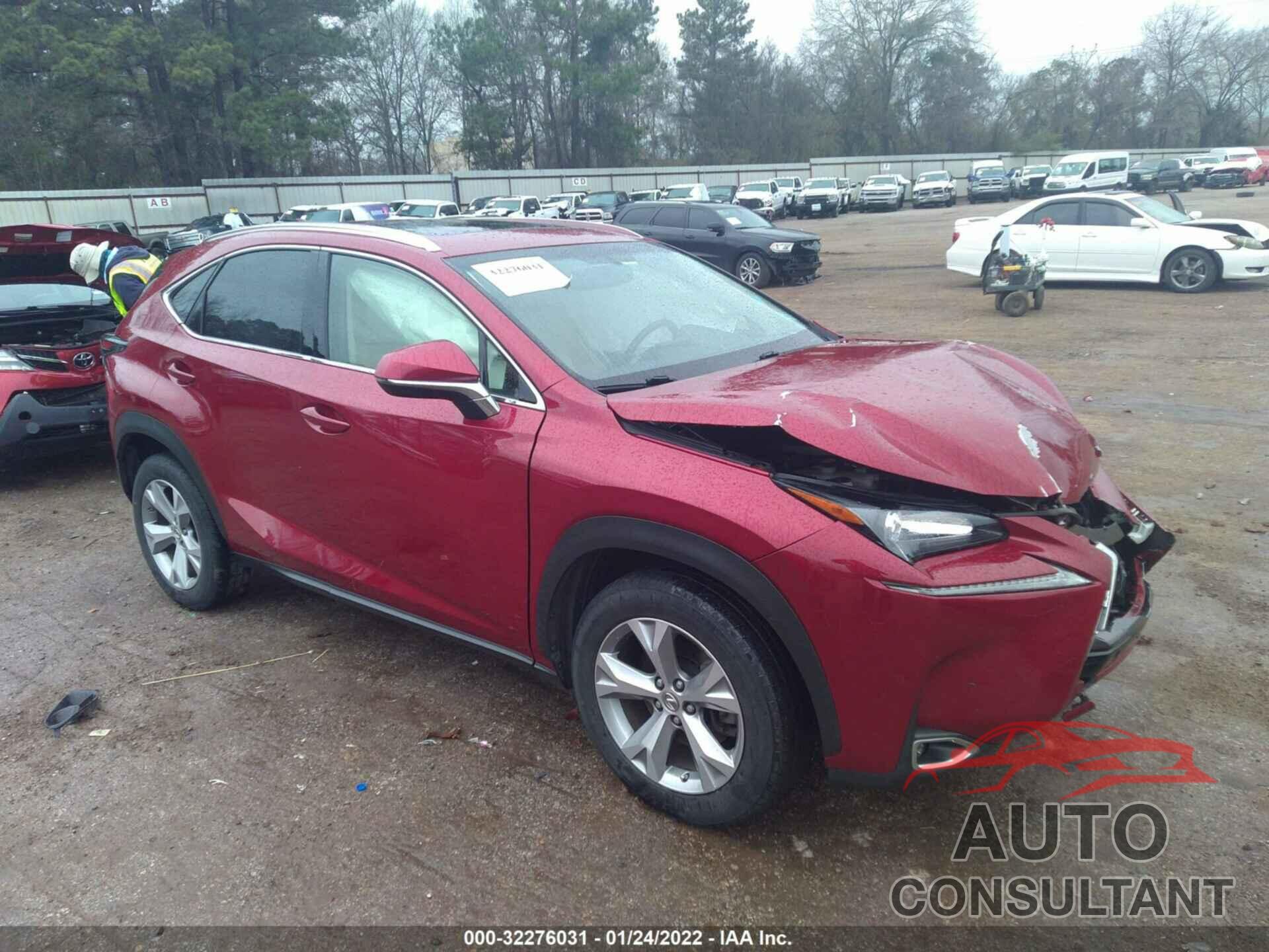 LEXUS NX 2017 - JTJYARBZ5H2077606