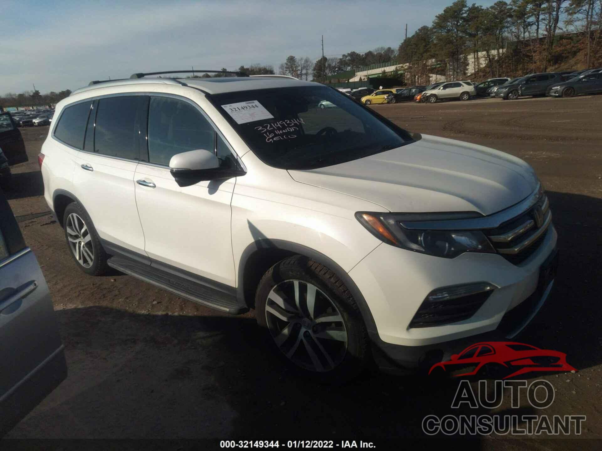 HONDA PILOT 2016 - 5FNYF6H9XGB069894