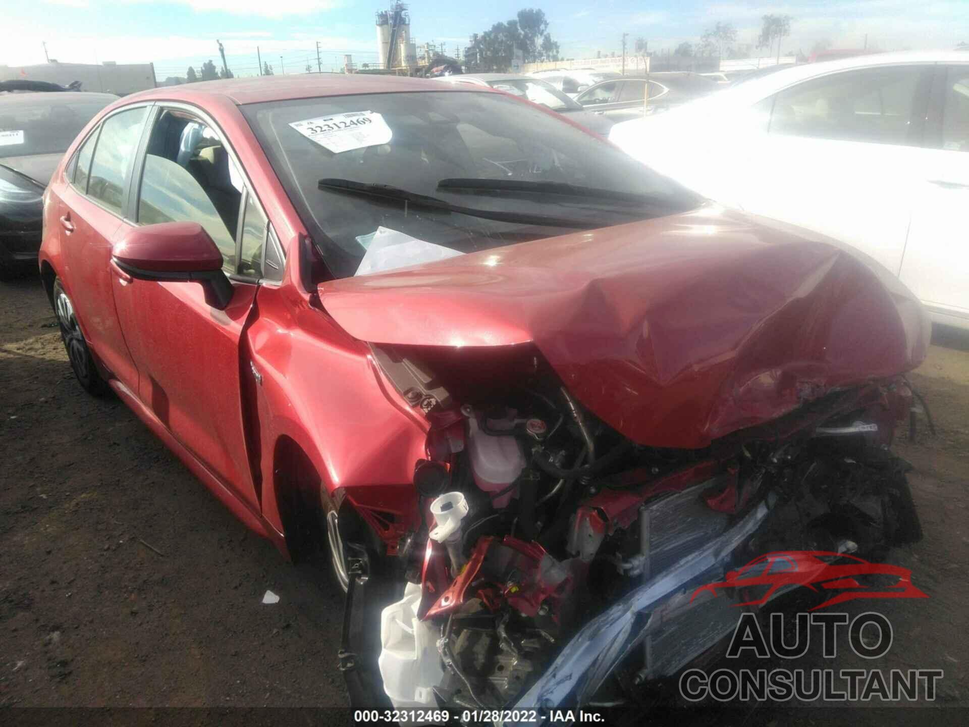 TOYOTA COROLLA 2021 - JTDEAMDE1MJ015980