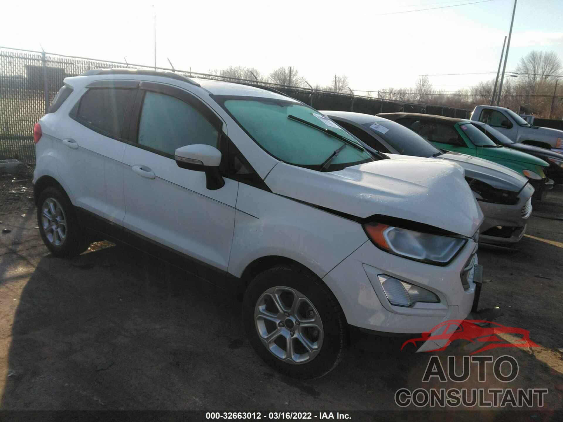 FORD ECOSPORT 2018 - MAJ3P1TE4JC160345