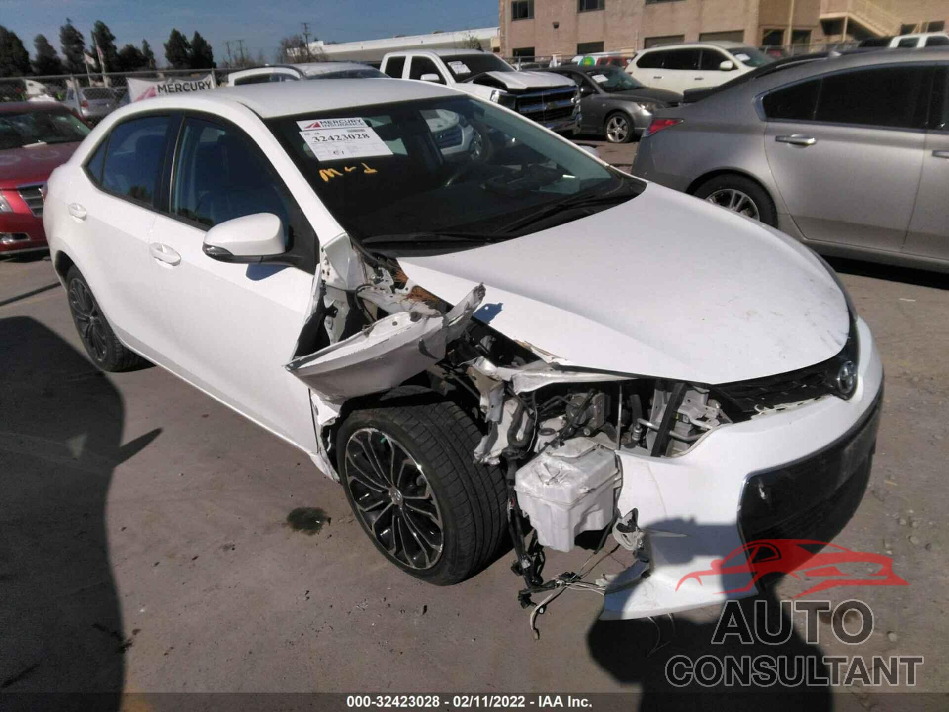 TOYOTA COROLLA 2016 - 5YFBURHE3GP512546