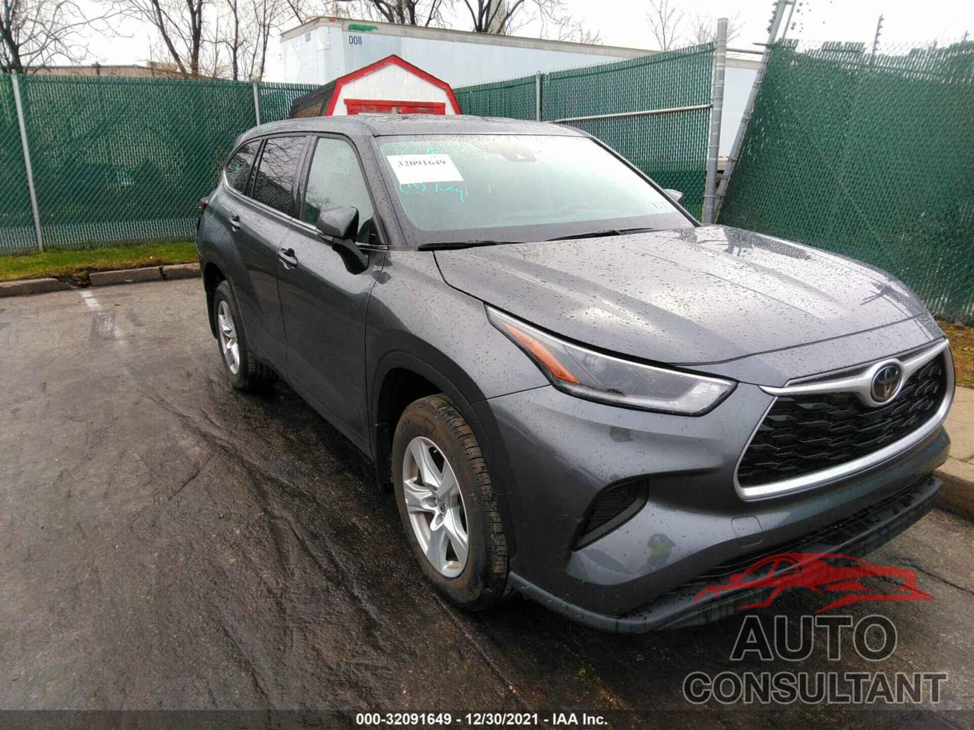 TOYOTA HIGHLANDER 2021 - 5TDCZRBH1MS130804