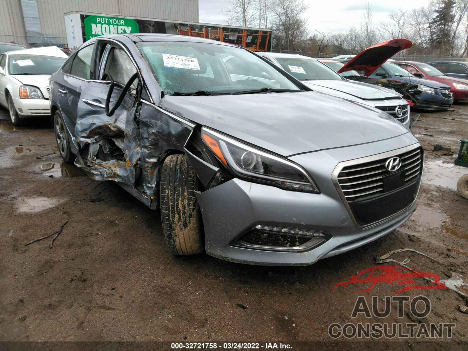 HYUNDAI SONATA HYBRID 2016 - KMHE34L10GA020256