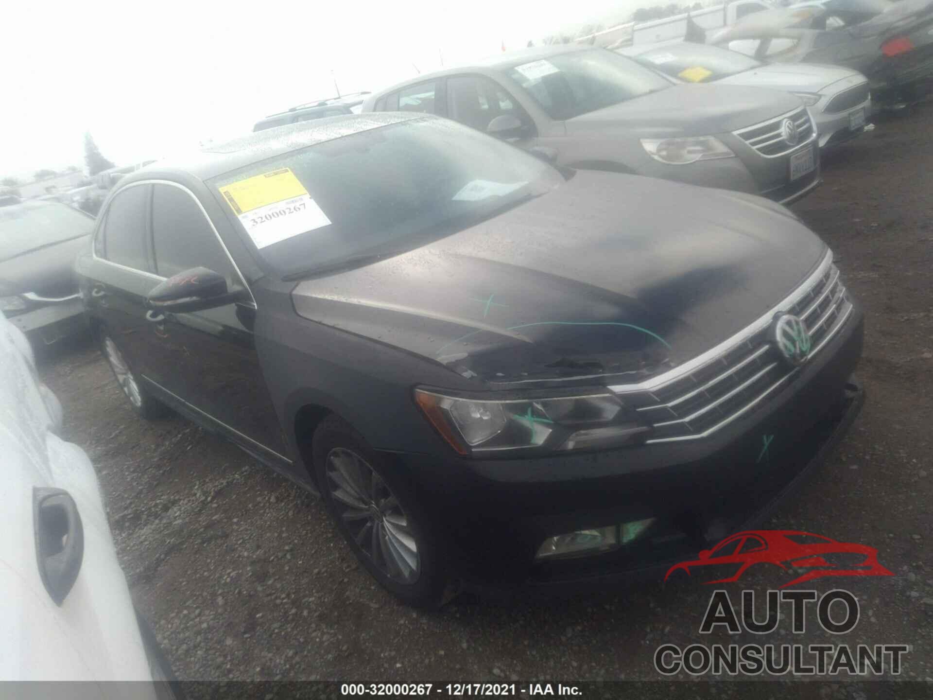 VOLKSWAGEN PASSAT 2016 - 1VWBT7A39GC068613