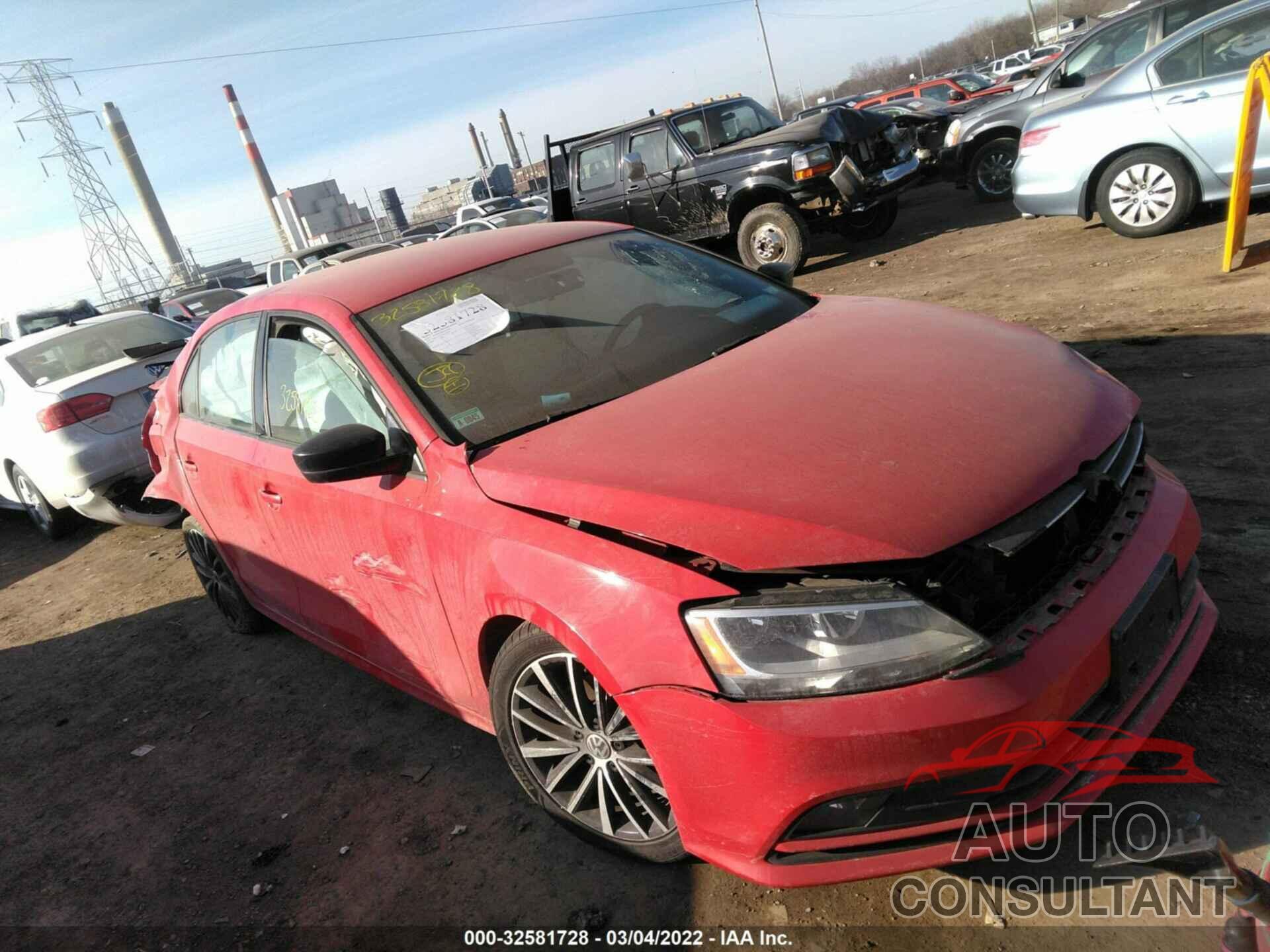 VOLKSWAGEN JETTA SEDAN 2016 - 3VWD17AJ2GM246955