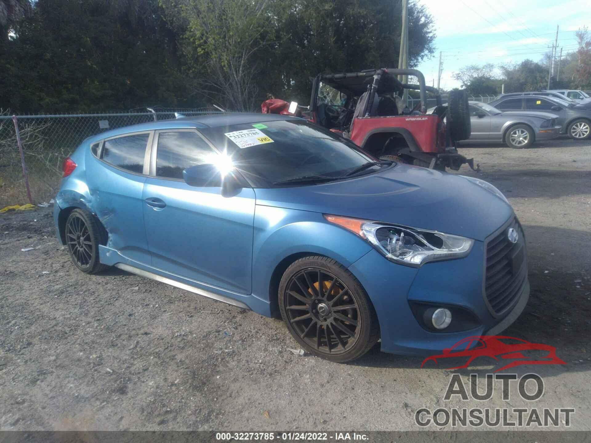 HYUNDAI VELOSTER 2016 - KMHTC6AE0GU251357