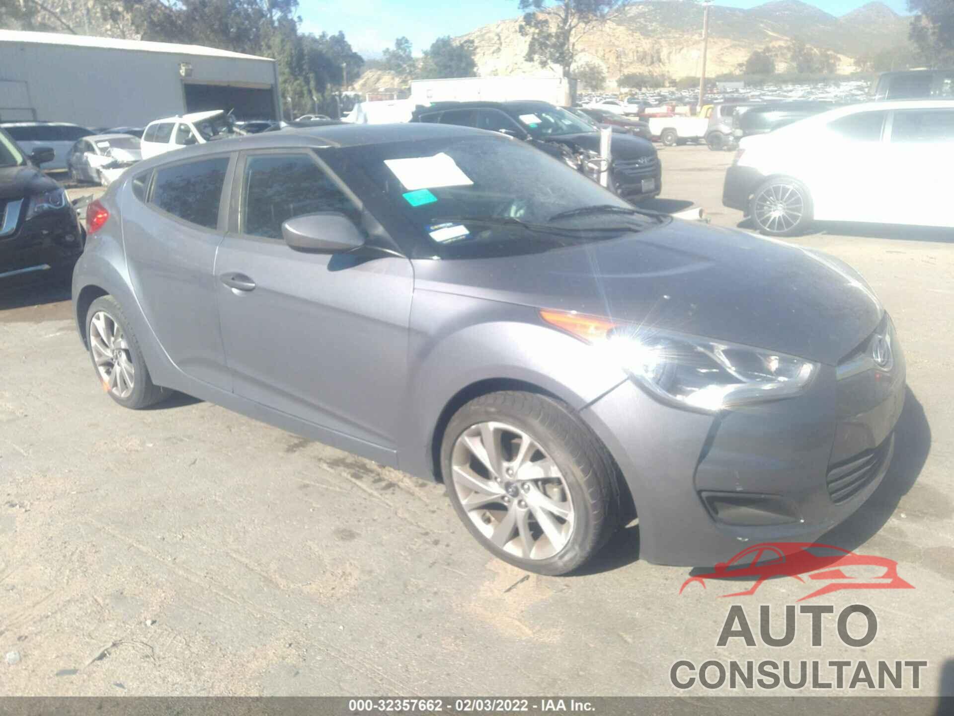 HYUNDAI VELOSTER 2016 - KMHTC6AD7GU290910