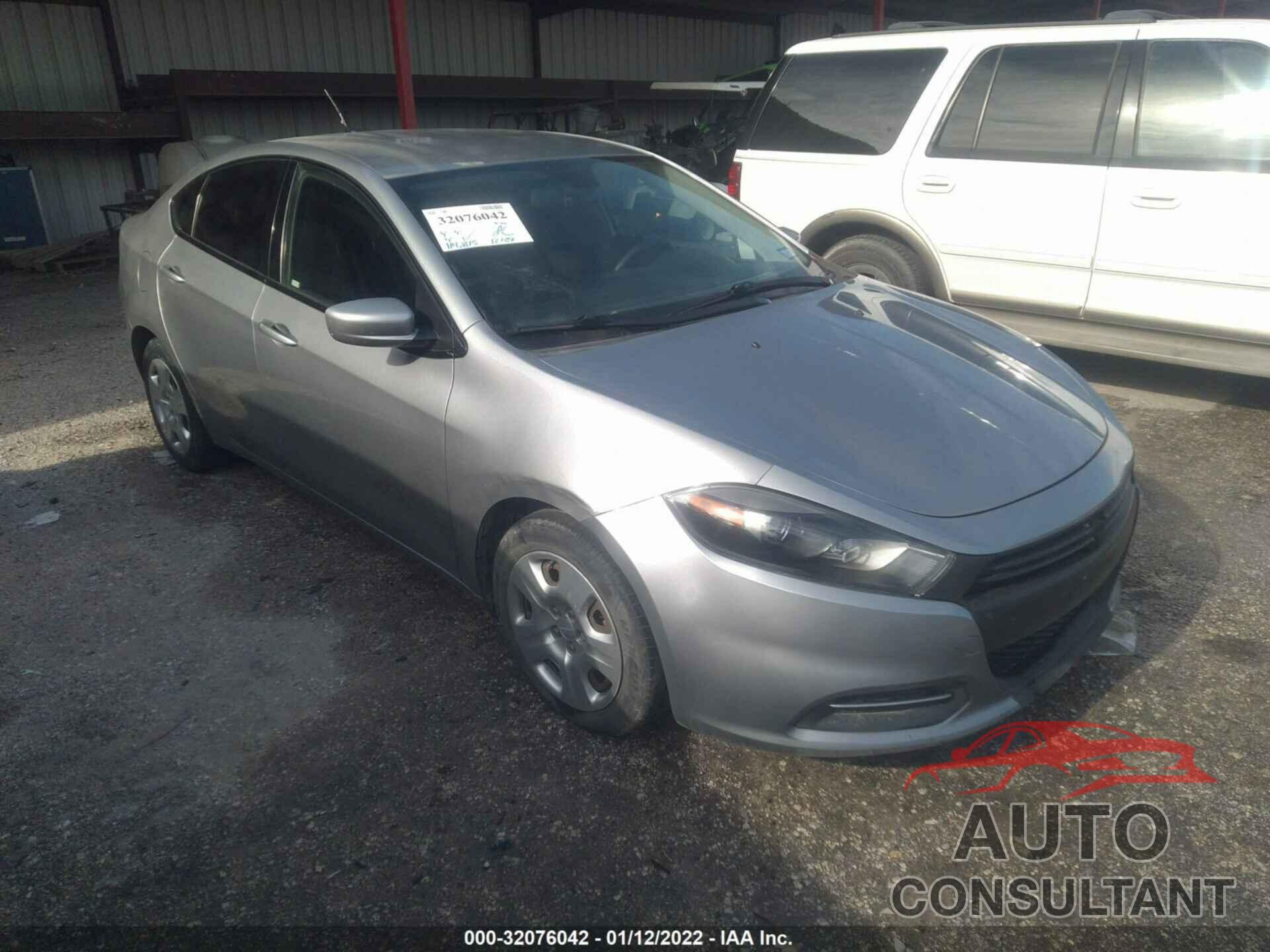 DODGE DART 2016 - 1C3CDFAA2GD592262