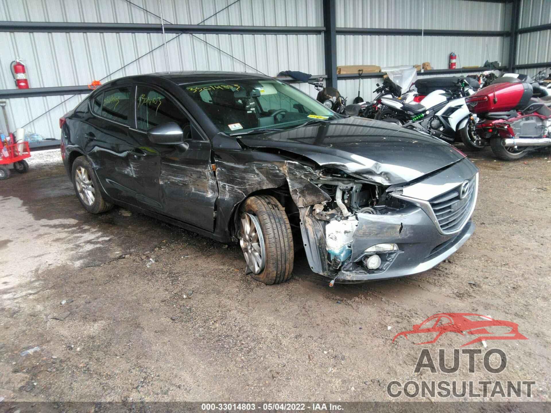 MAZDA MAZDA3 2016 - JM1BM1W78G1290497