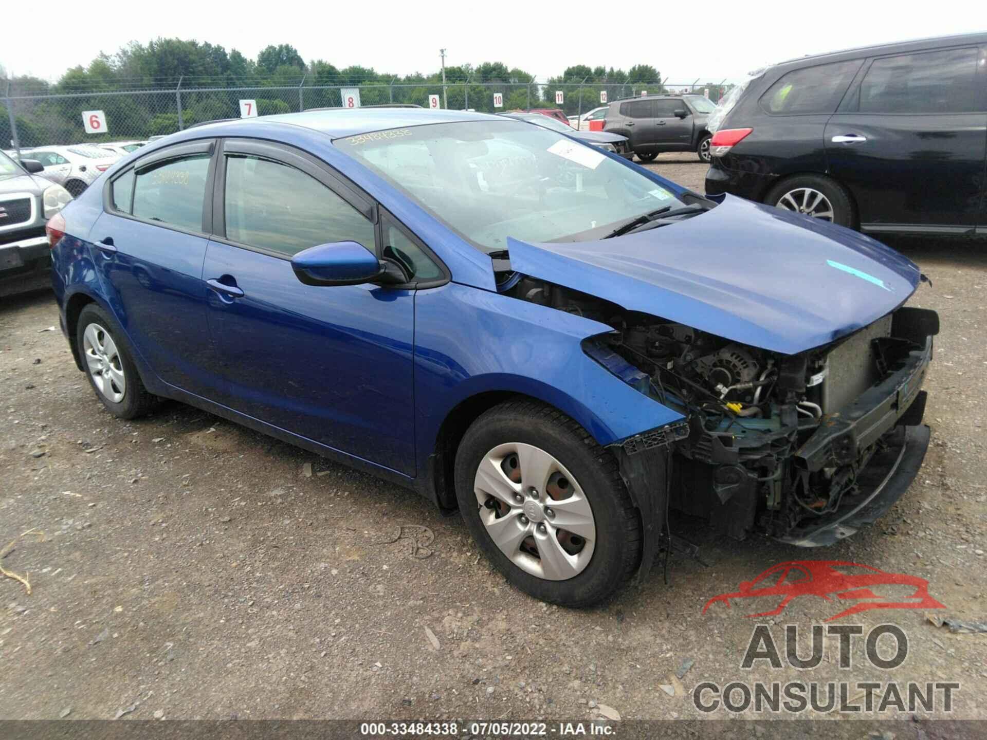 KIA FORTE 2017 - 3KPFL4A71HE042345